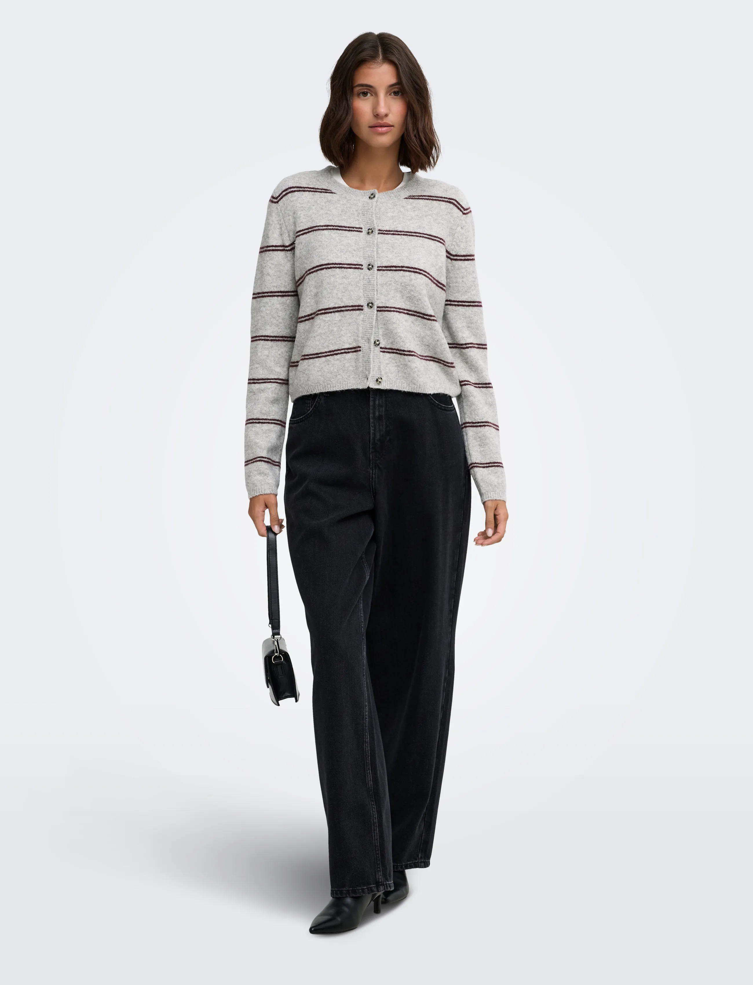 JDY - JDYCHLOE L/S CARDIGAN KNT NOOS - sügisesed riided - light grey melange - 4