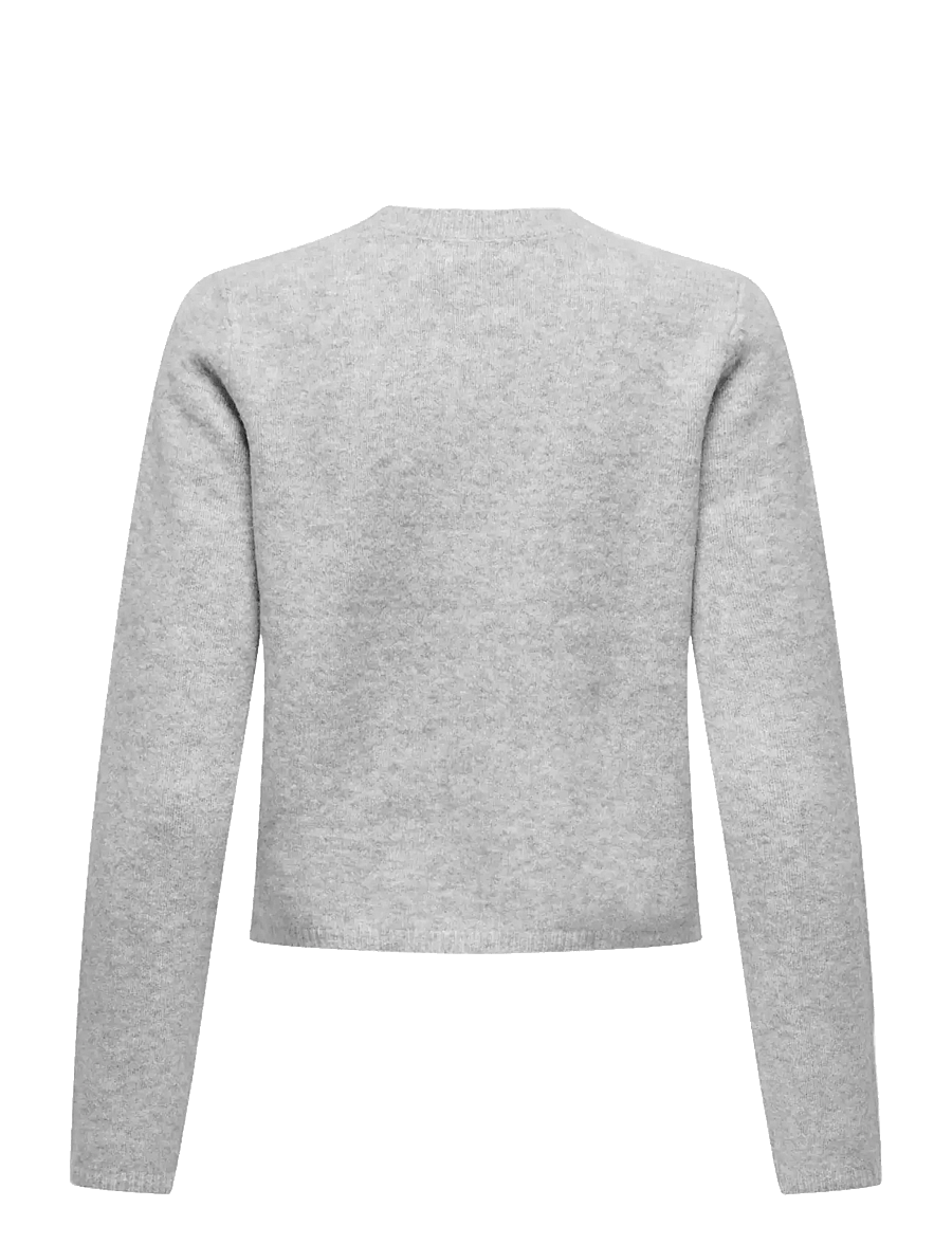 JDY - JDYCHLOE L/S CARDIGAN KNT NOOS - strickjacken - light grey melange - 2