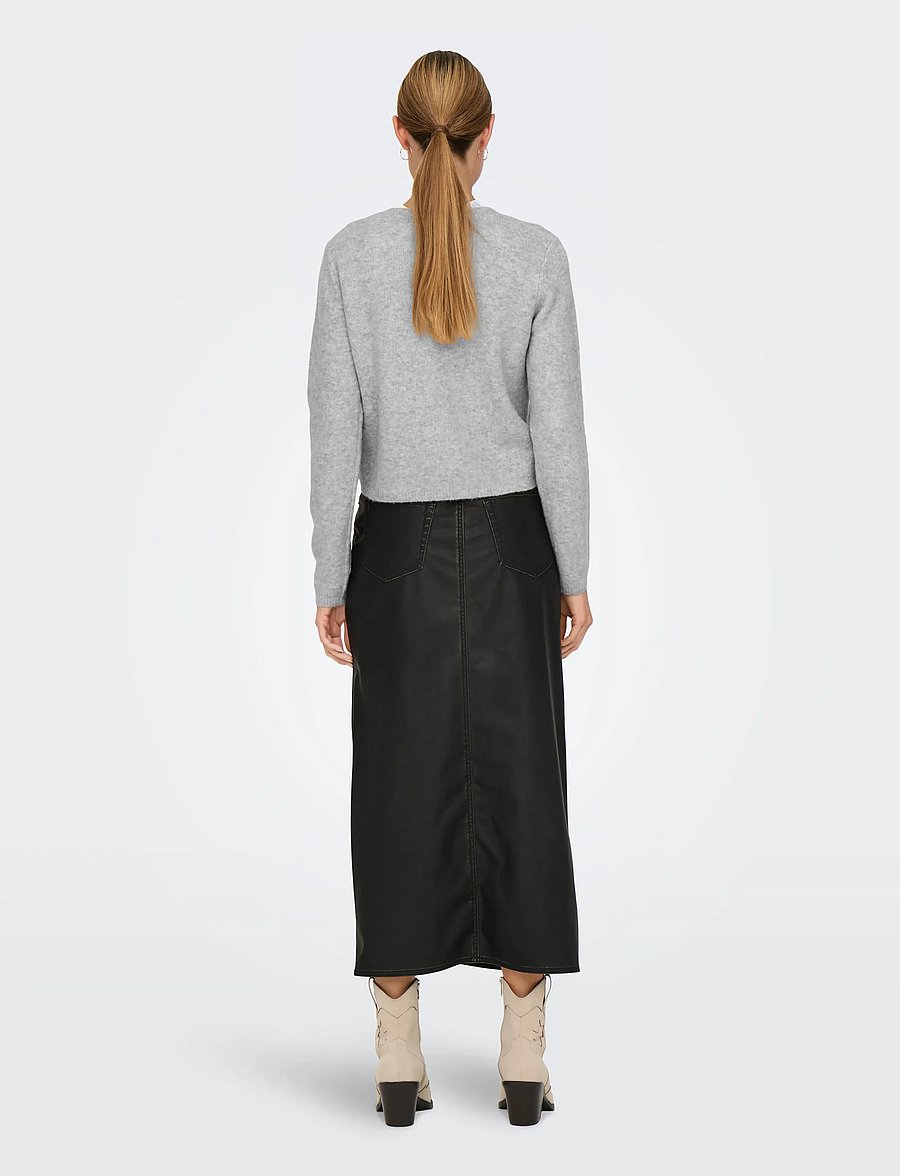 JDY - JDYCHLOE L/S CARDIGAN KNT NOOS - strickjacken - light grey melange - 3