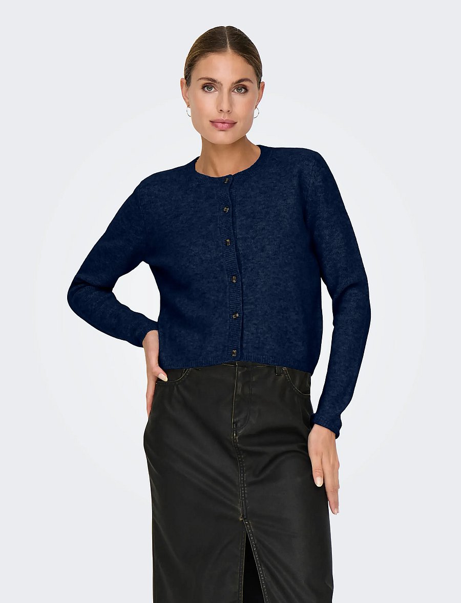 JDY - JDYCHLOE L/S CARDIGAN KNT NOOS - strickjacken - night sky - 0