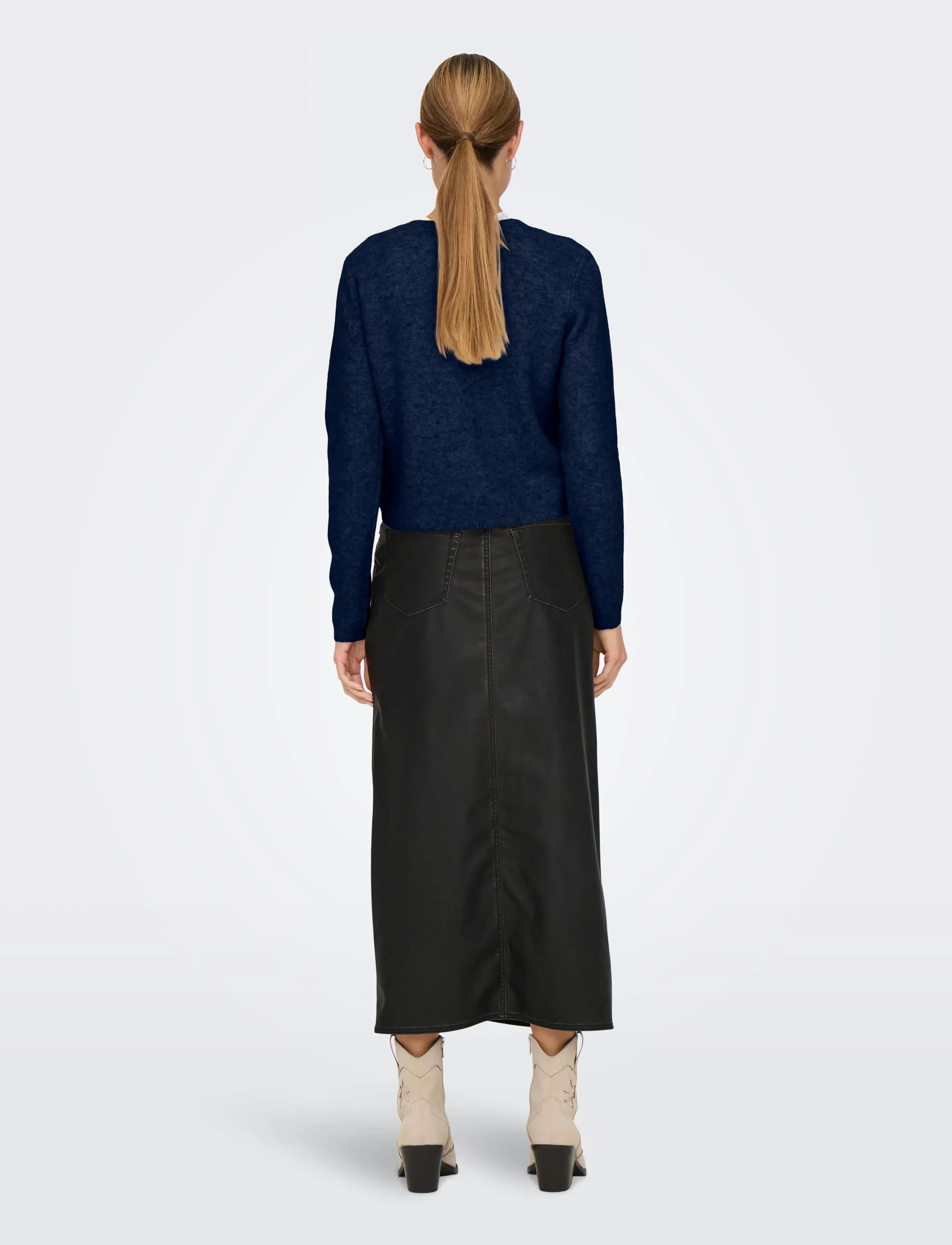 JDY - JDYCHLOE L/S CARDIGAN KNT NOOS - strickjacken - night sky - 3