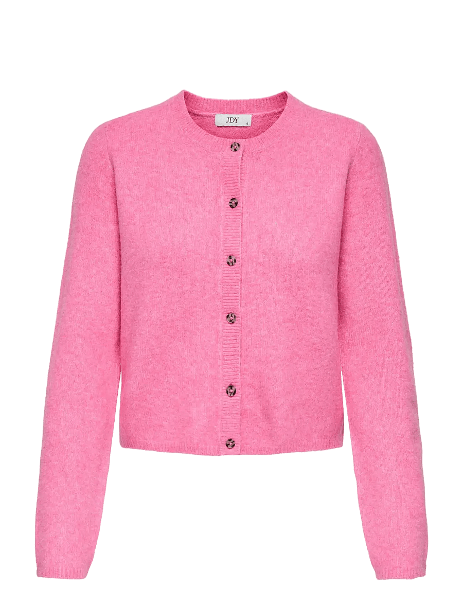 JDY - JDYCHLOE L/S CARDIGAN KNT NOOS - hnepptar peysur - pink cosmos - 0