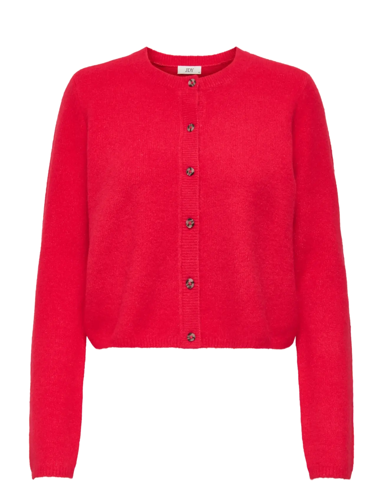 JDY JDYCHLOE L/S CARDIGAN KNT NOOS - Cardigans - RACING RED / red