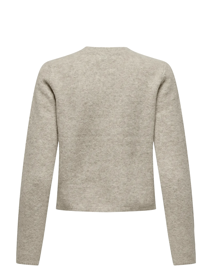 JDY - JDYCHLOE L/S CARDIGAN KNT NOOS - gilets - turtledove - 2