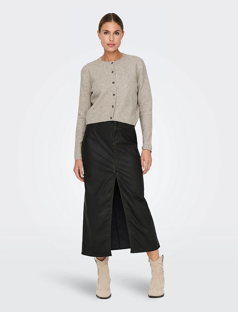 JDY - JDYCHLOE LIFE L/S CARDIGAN KNT NOOS - cardigans - turtledove - 0