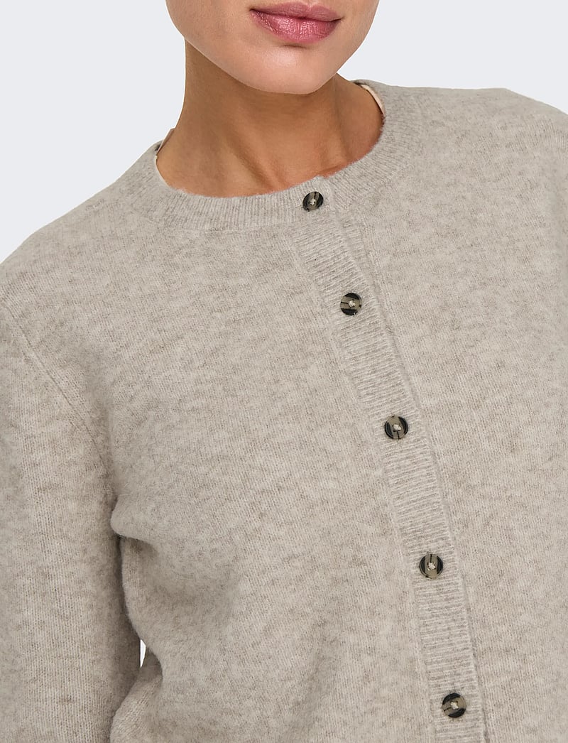 JDY - JDYCHLOE LIFE L/S CARDIGAN KNT NOOS - cardigans - turtledove - 5