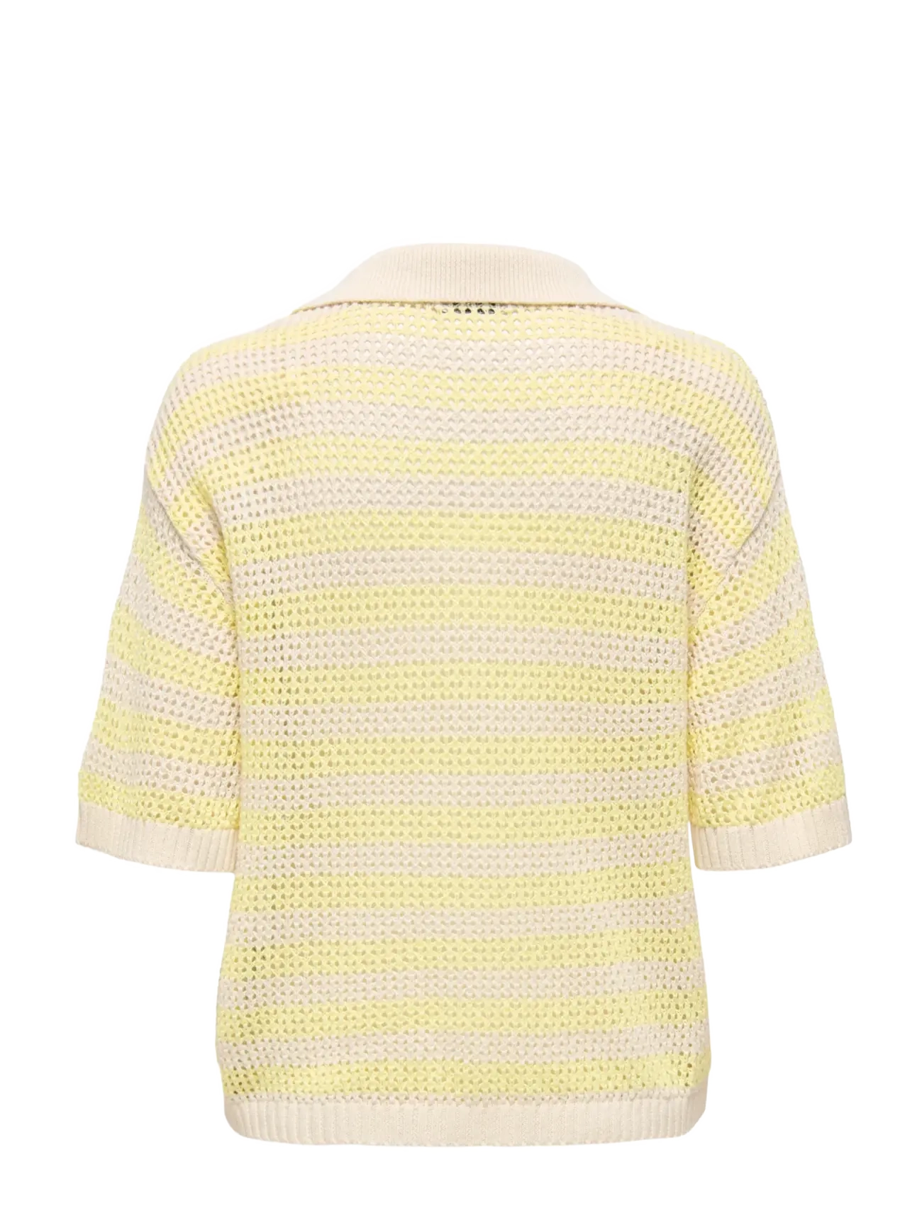 JDY - JDYTIKKA S/S POLO PULLOVER KNT NOOS - birch - 1