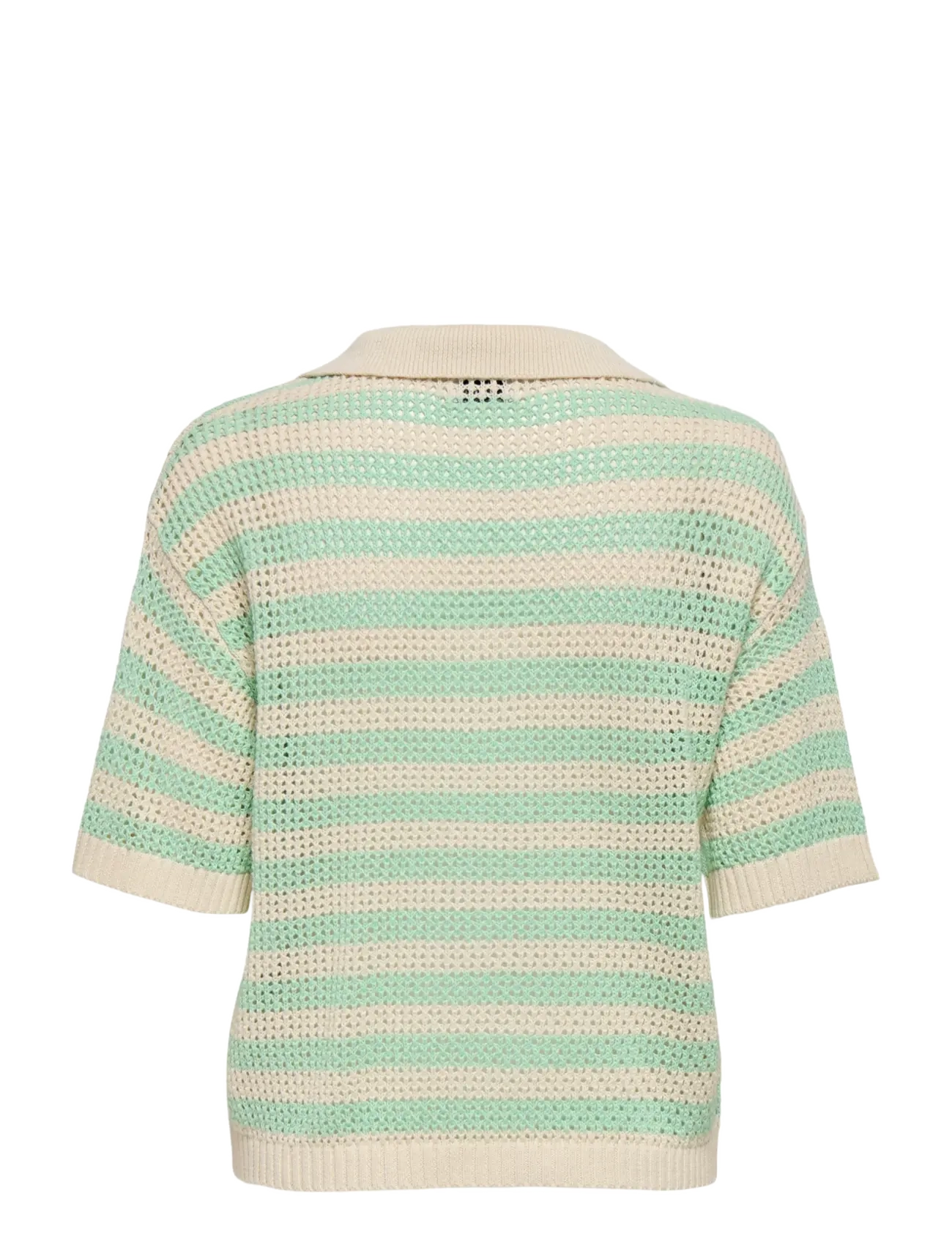 JDY - JDYTIKKA S/S POLO PULLOVER KNT NOOS - birch - 1
