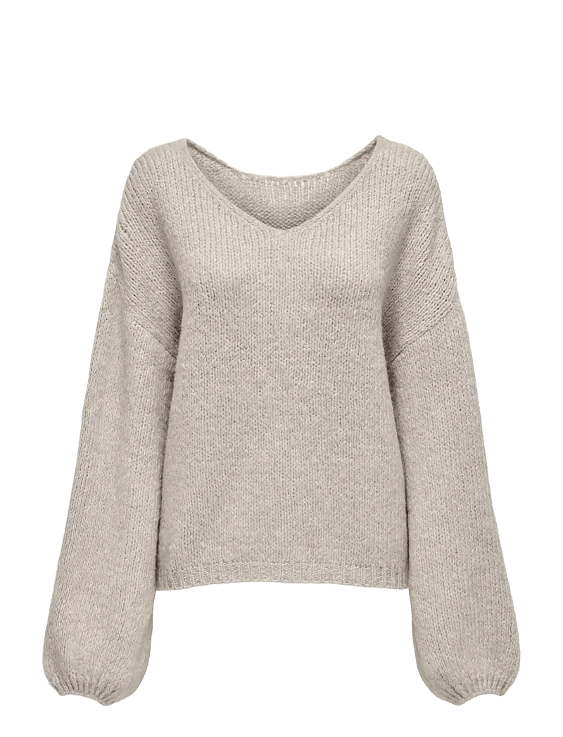 JDY - JDYDINEA L/S REVERSIBLE PULLOV. KNT NOOS - chateau gray - 1