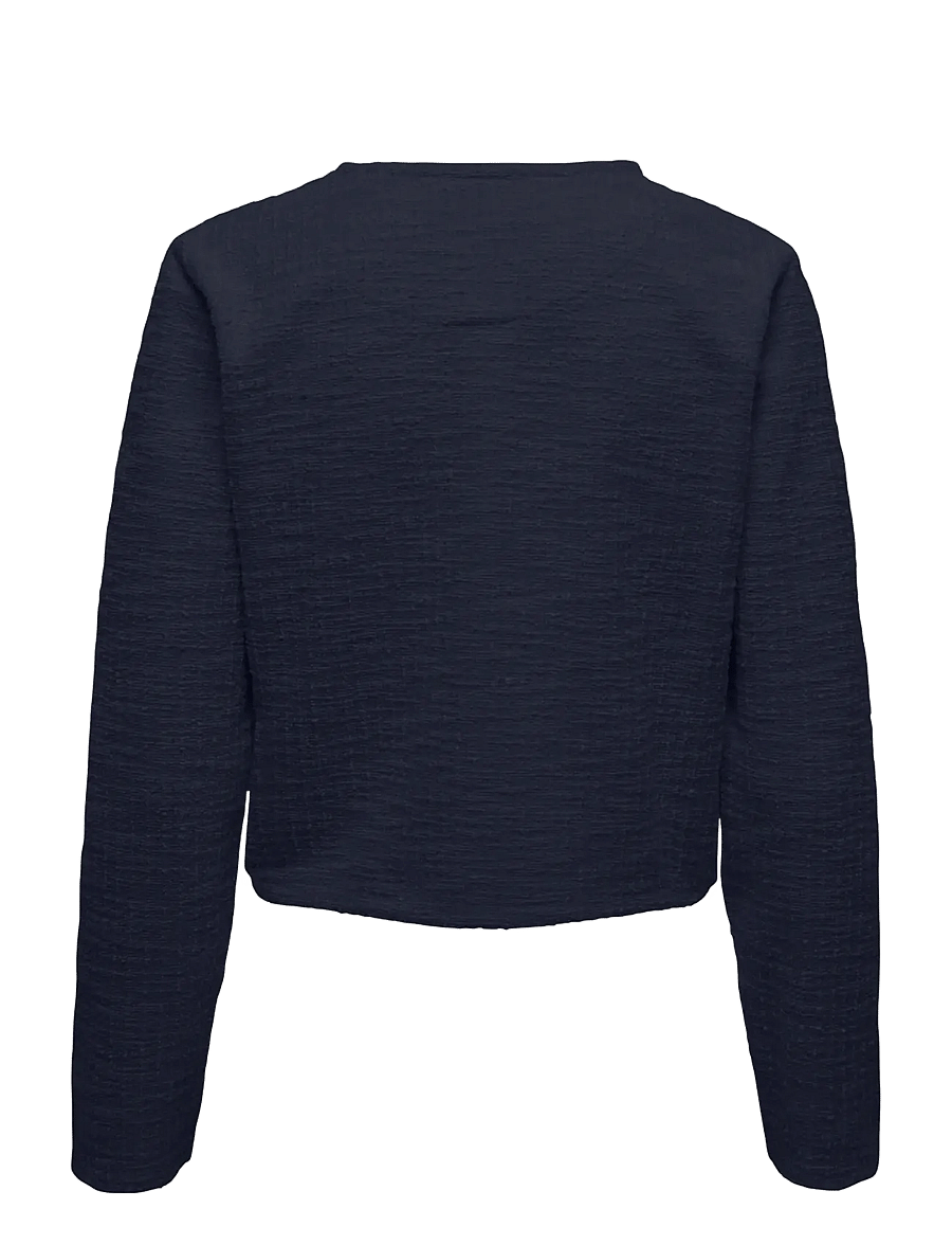 JDY - JDYALLY L/S BOUCLE BLAZER JRS - cropped-blazer - sky captain - 1