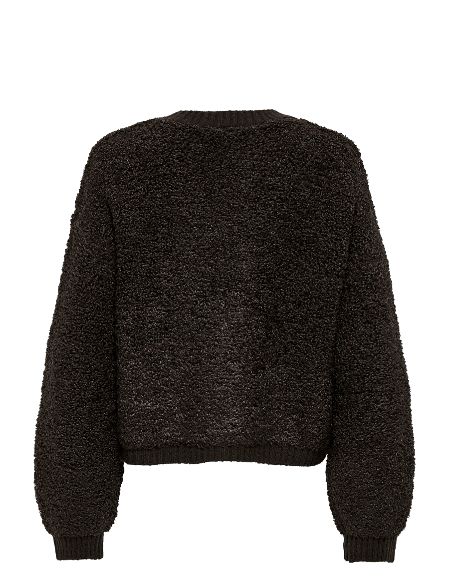 JDY - JDYEIRA LIFE L/S ONECK CARDIGAN KNT NOOS - chocolate torte - 2
