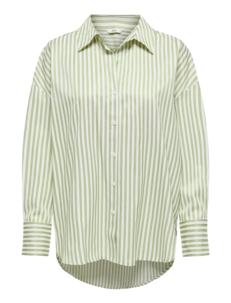 JDY - JDYVESPER L/S LOOSE SHIRT WVN NOOS - langärmlige hemden - cloud dancer - 1