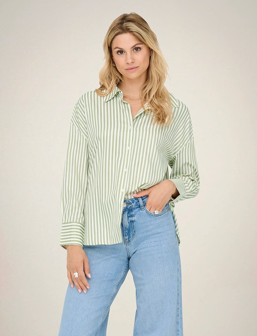 JDY - JDYVESPER L/S LOOSE SHIRT WVN NOOS - chemises à manches longues - cloud dancer - 0