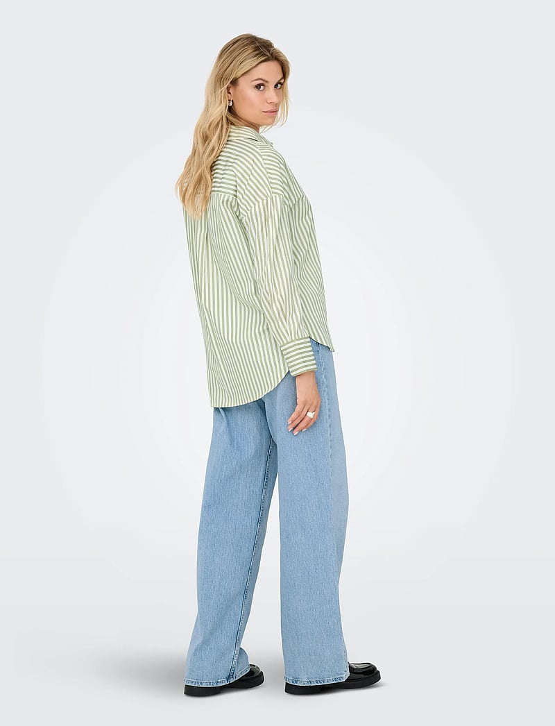 JDY - JDYVESPER L/S LOOSE SHIRT WVN NOOS - langärmlige hemden - cloud dancer - 3