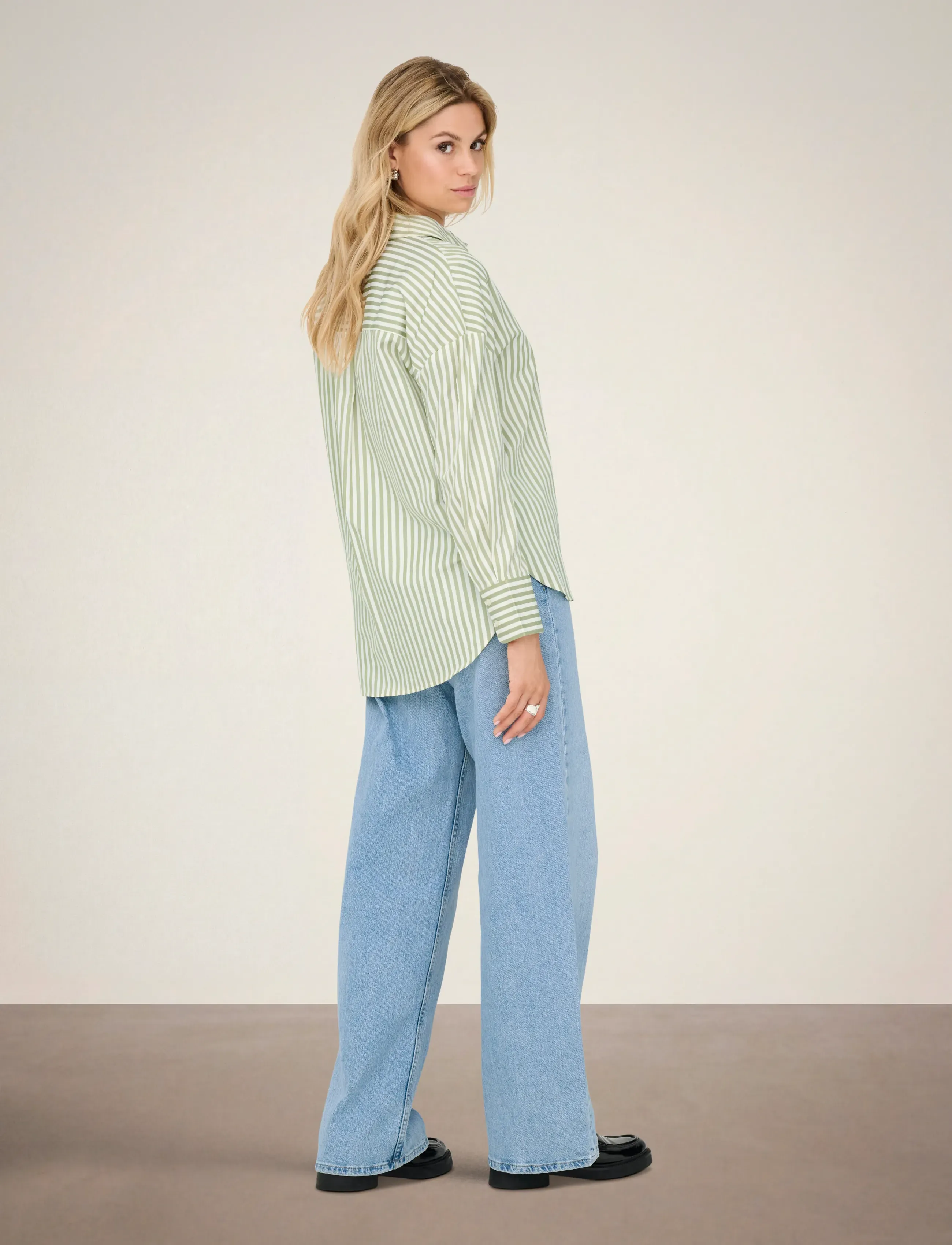 JDY - JDYVESPER L/S LOOSE SHIRT WVN NOOS - chemises à manches longues - cloud dancer - 3