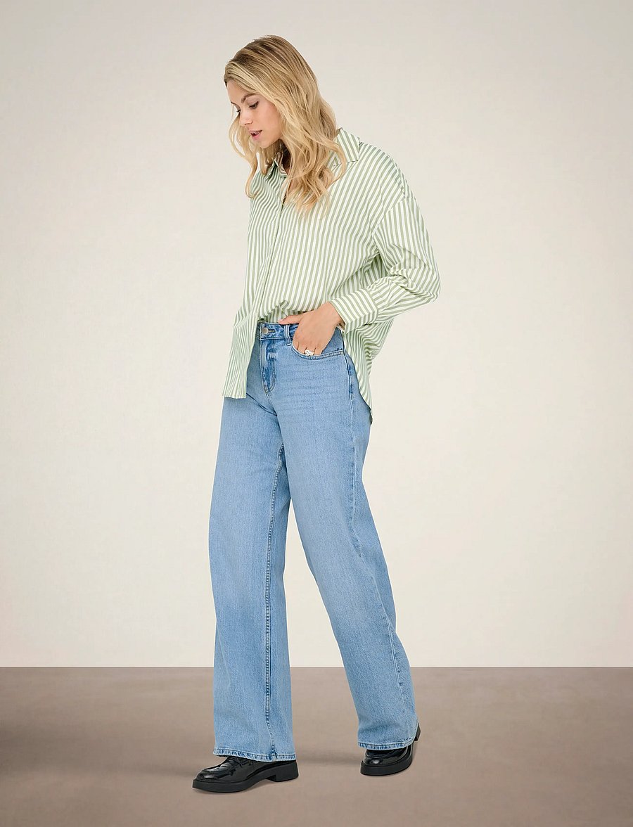 JDY - JDYVESPER L/S LOOSE SHIRT WVN NOOS - chemises à manches longues - cloud dancer - 4