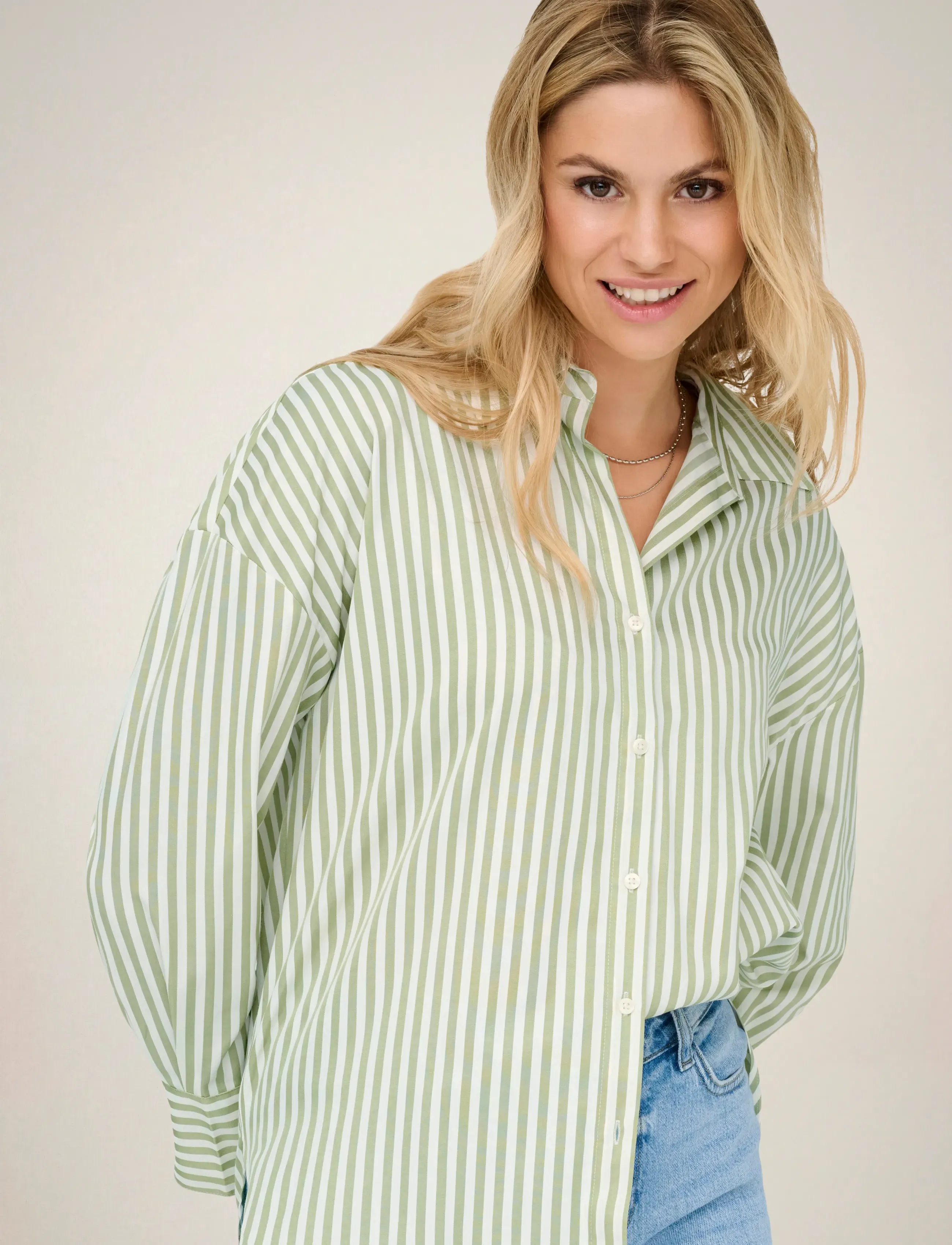 JDY - JDYVESPER L/S LOOSE SHIRT WVN NOOS - chemises à manches longues - cloud dancer - 5