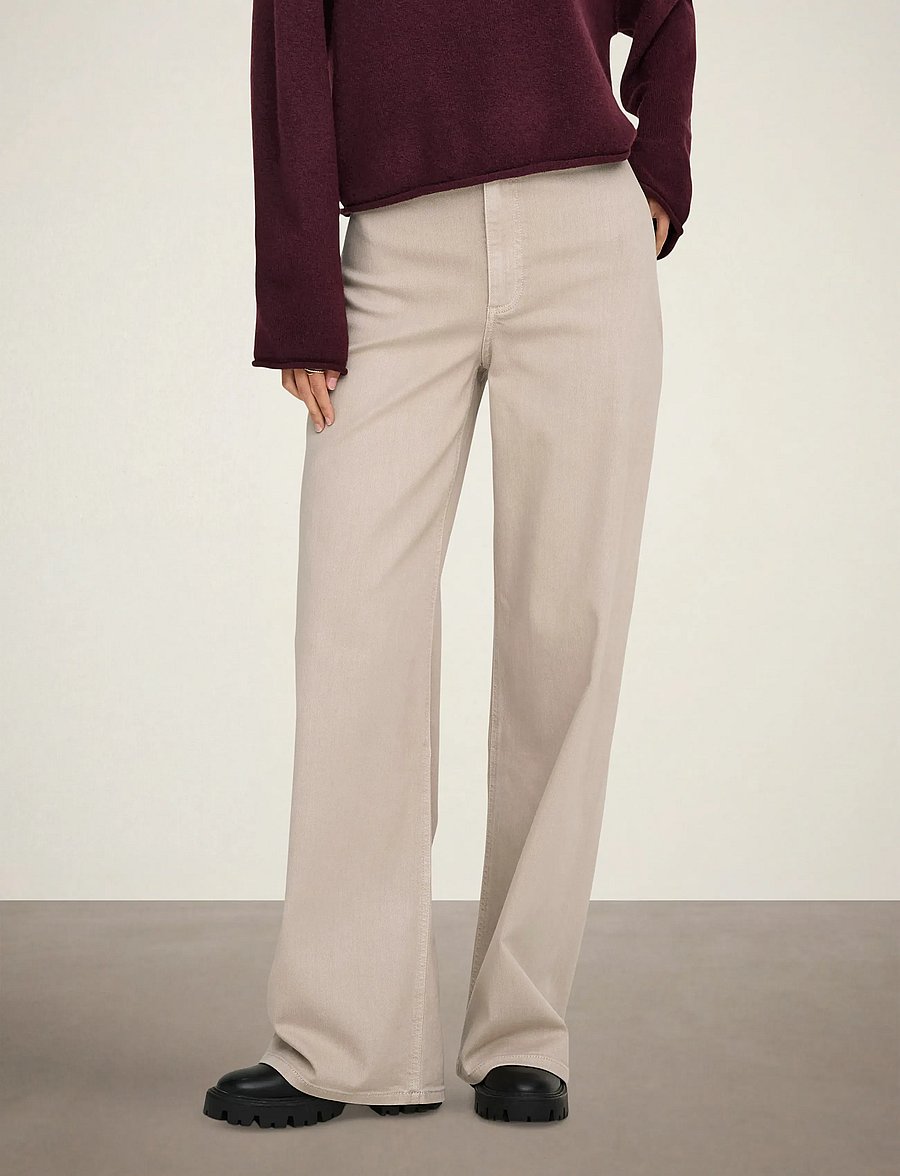 JDY - JDYIRIS STRETCH HW WIDE PANT PNT NOOS - brede jeans - chateau gray - 0