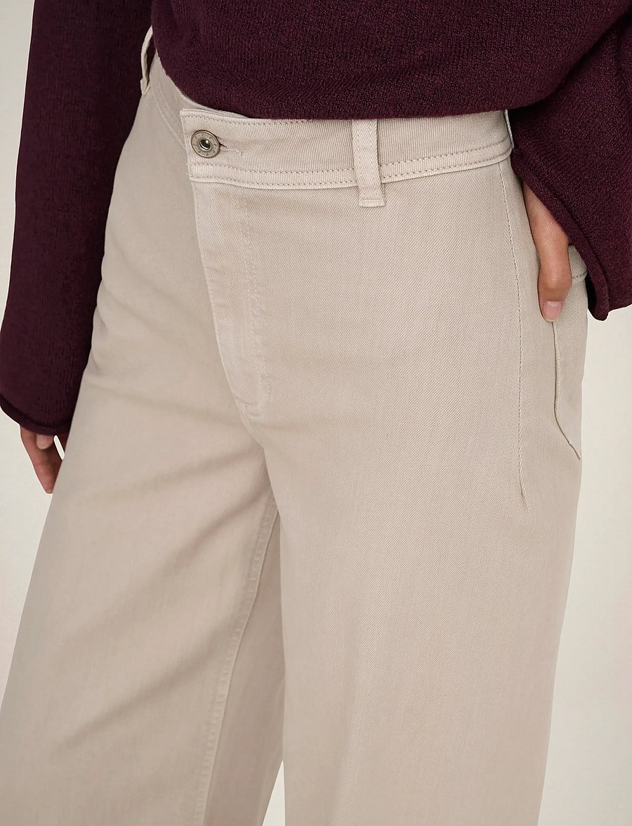 JDY - JDYIRIS STRETCH HW WIDE PANT PNT NOOS - brede jeans - chateau gray - 5
