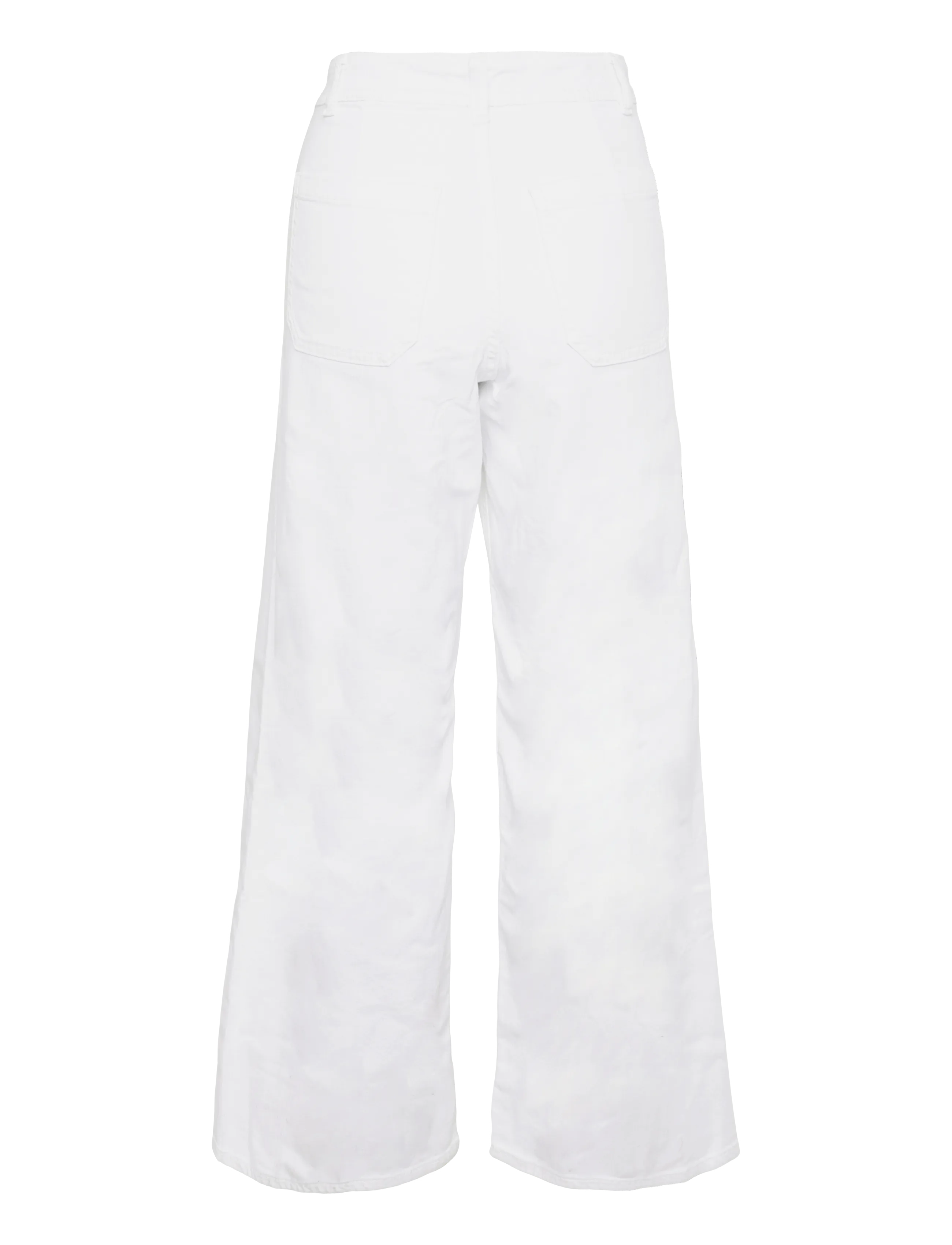 JDY - JDYIRIS STRETCH HW WIDE PANT PNT NOOS - hosen mit weitem bein - white - 2