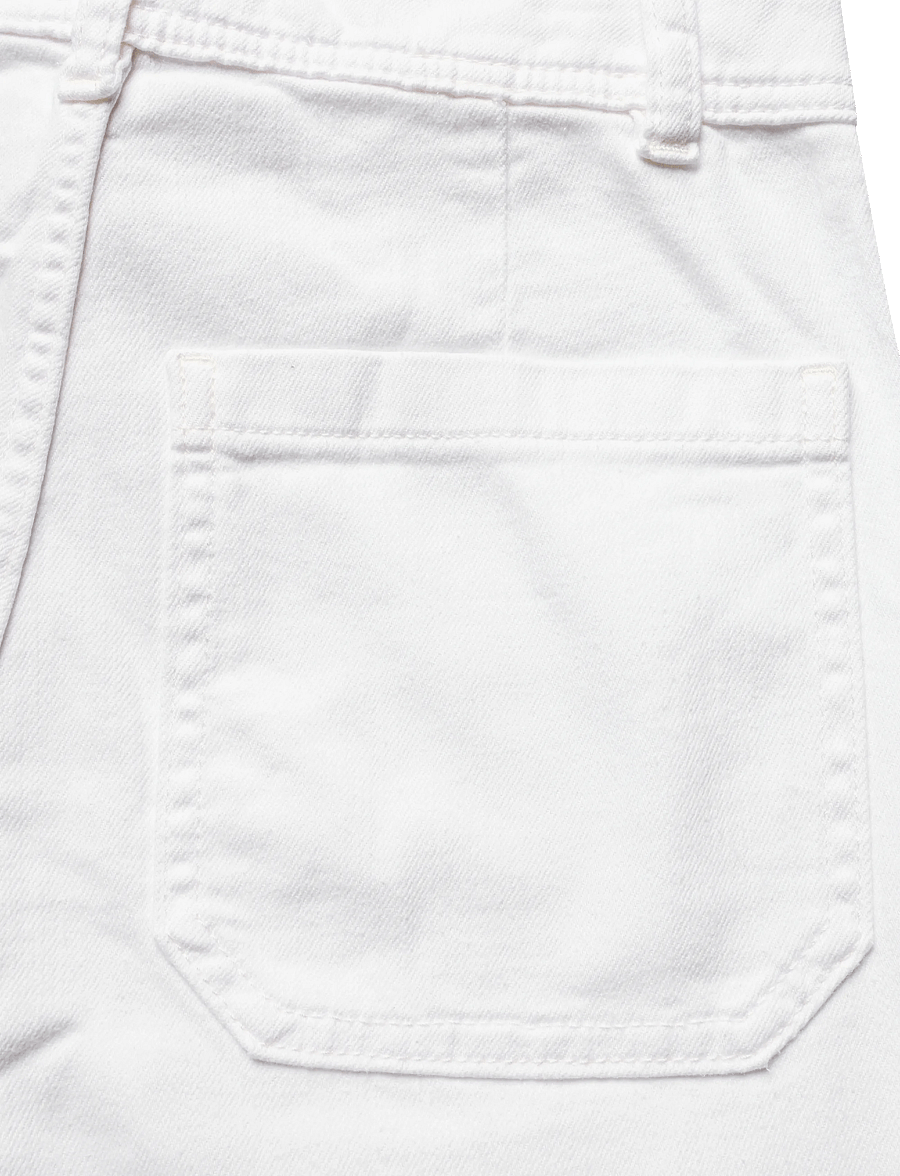 JDY - JDYIRIS STRETCH HW WIDE PANT PNT NOOS - hosen mit weitem bein - white - 5