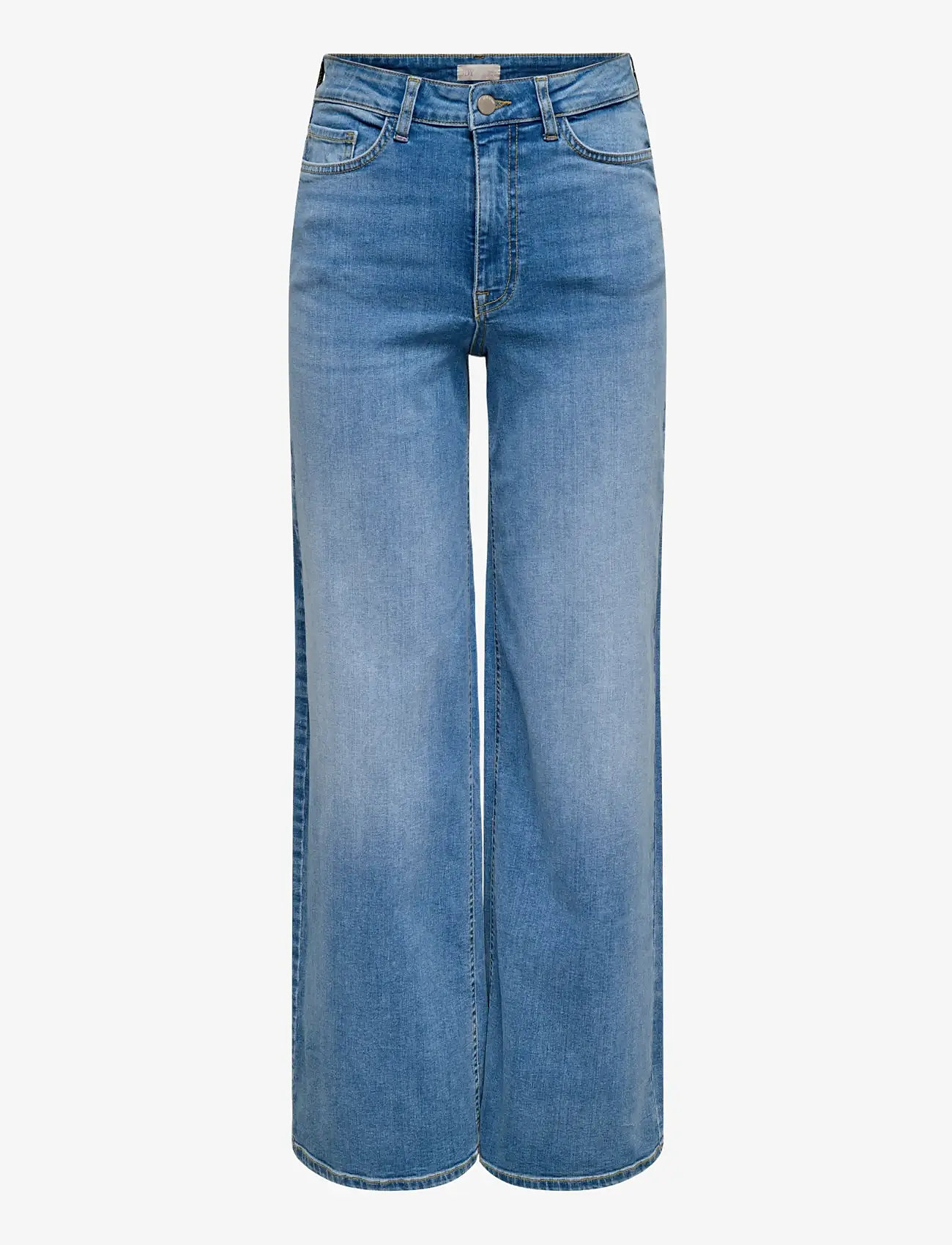 JDY - JDYFELINA-FINA HW WIDE MED BLUE DNM NOOS - laia säärega teksad - medium blue denim - 1