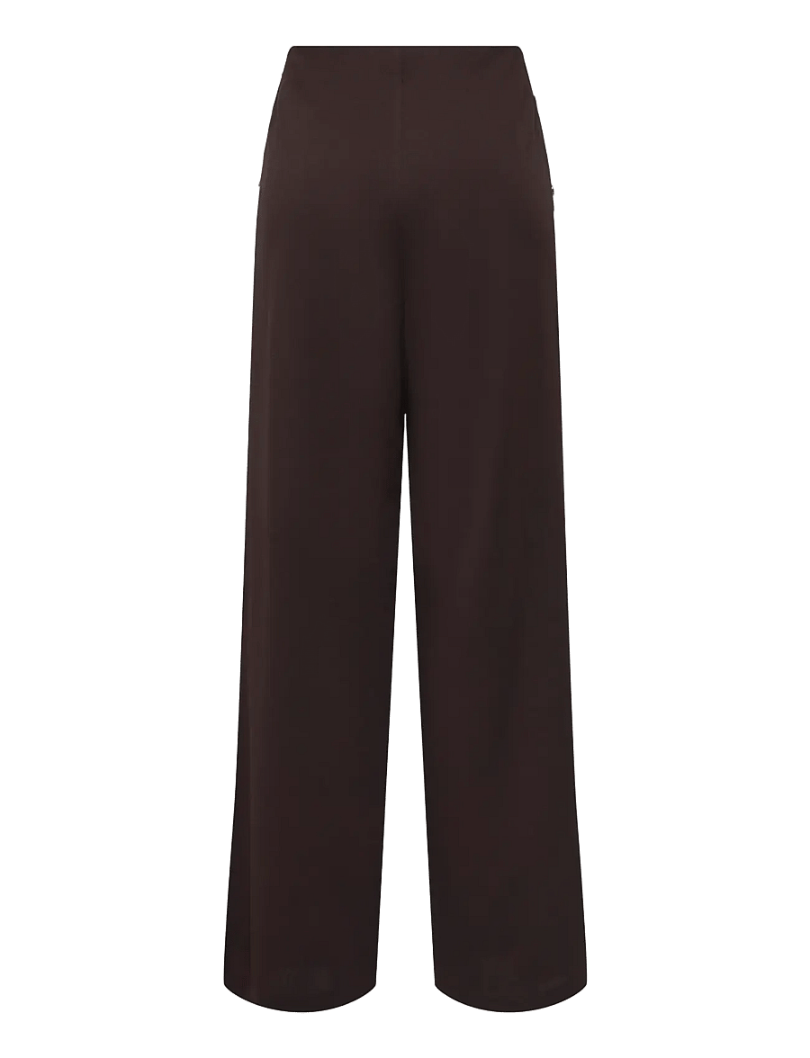 JDY - JDYGEGGO LIFE BUTTON PANT JRS NOOS - hosen mit weitem bein - chocolate torte - 2