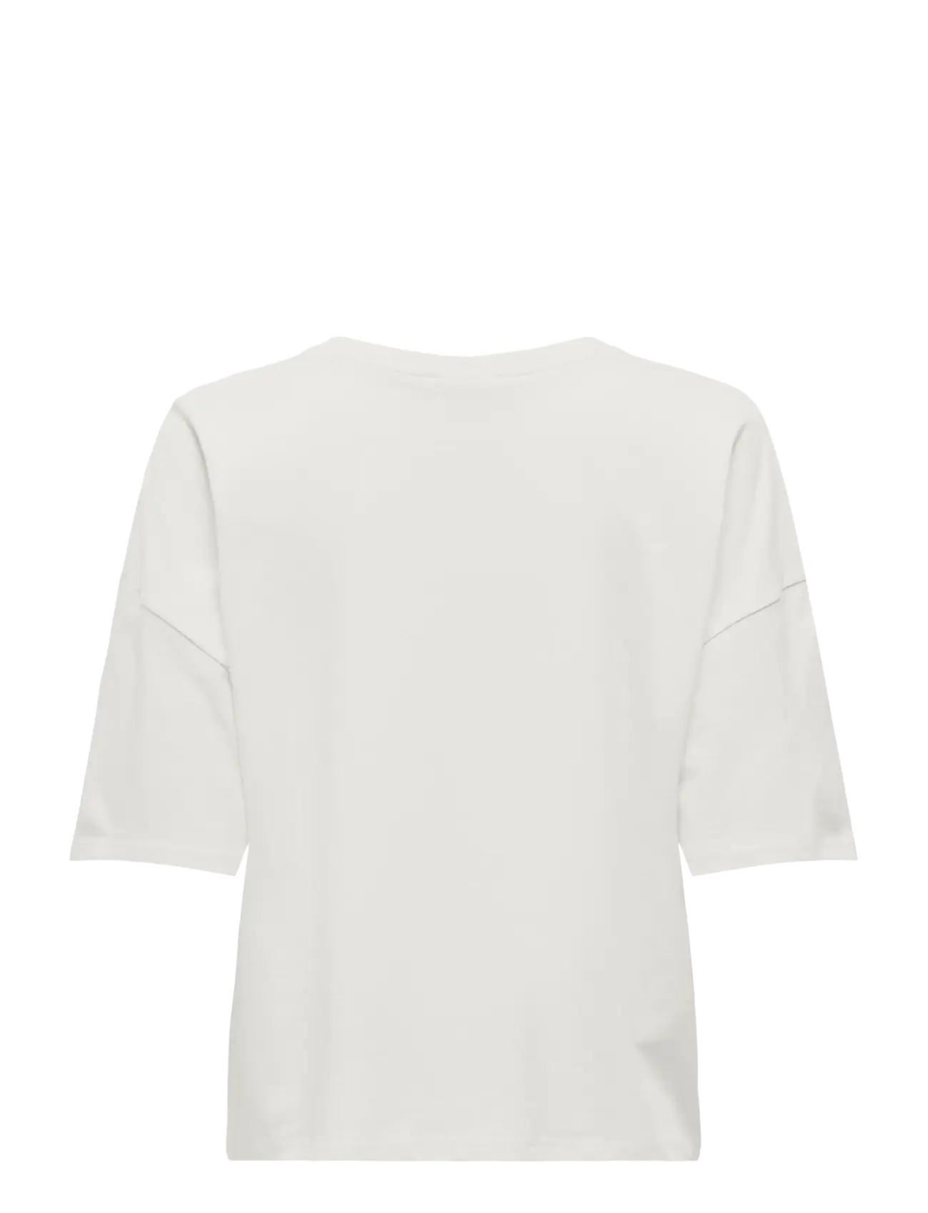 JDY - JDYCALLY S/S PRINT TOP JRS - t-shirts - cloud dancer - 1