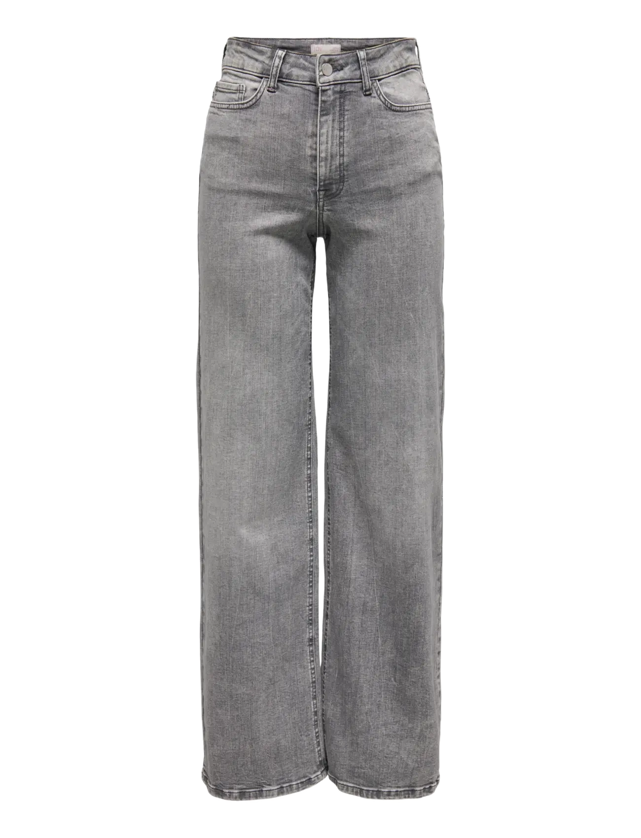 JDY - JDYFELINA-FINA HW WIDE LT GREY JEANS DNM - brede jeans - light grey denim - 1