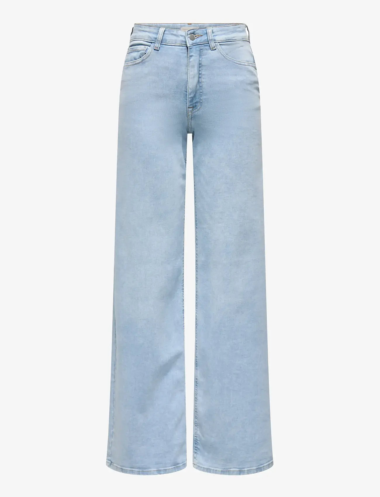 JDY - JDYFELINA-FINA HW WIDE JNS LBD DNM NOOS - hosen mit weitem bein - light blue denim - 0