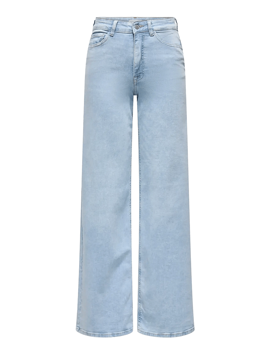 JDY - JDYFELINA-FINA HW WIDE JNS LBD DNM NOOS - jeans met wijde pijpen - light blue denim - 1