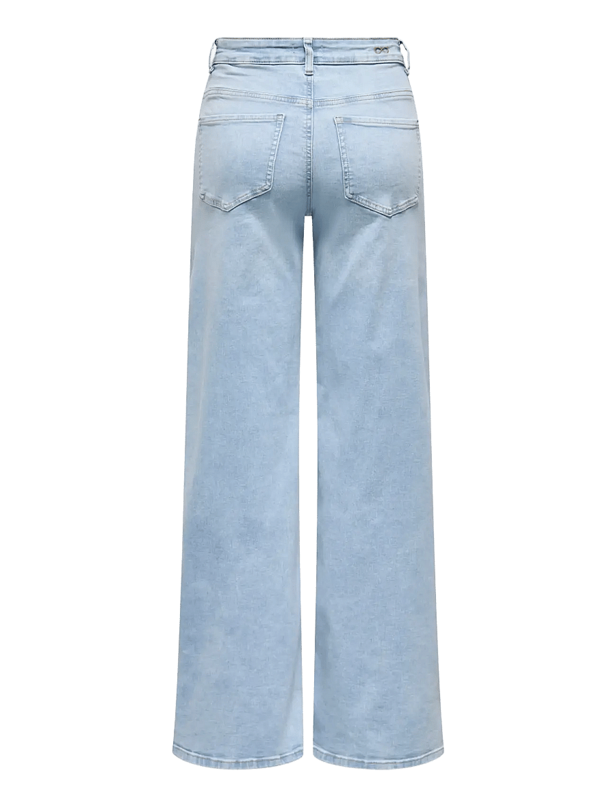 JDY - JDYFELINA-FINA HW WIDE JNS LBD DNM NOOS - jeans met wijde pijpen - light blue denim - 2