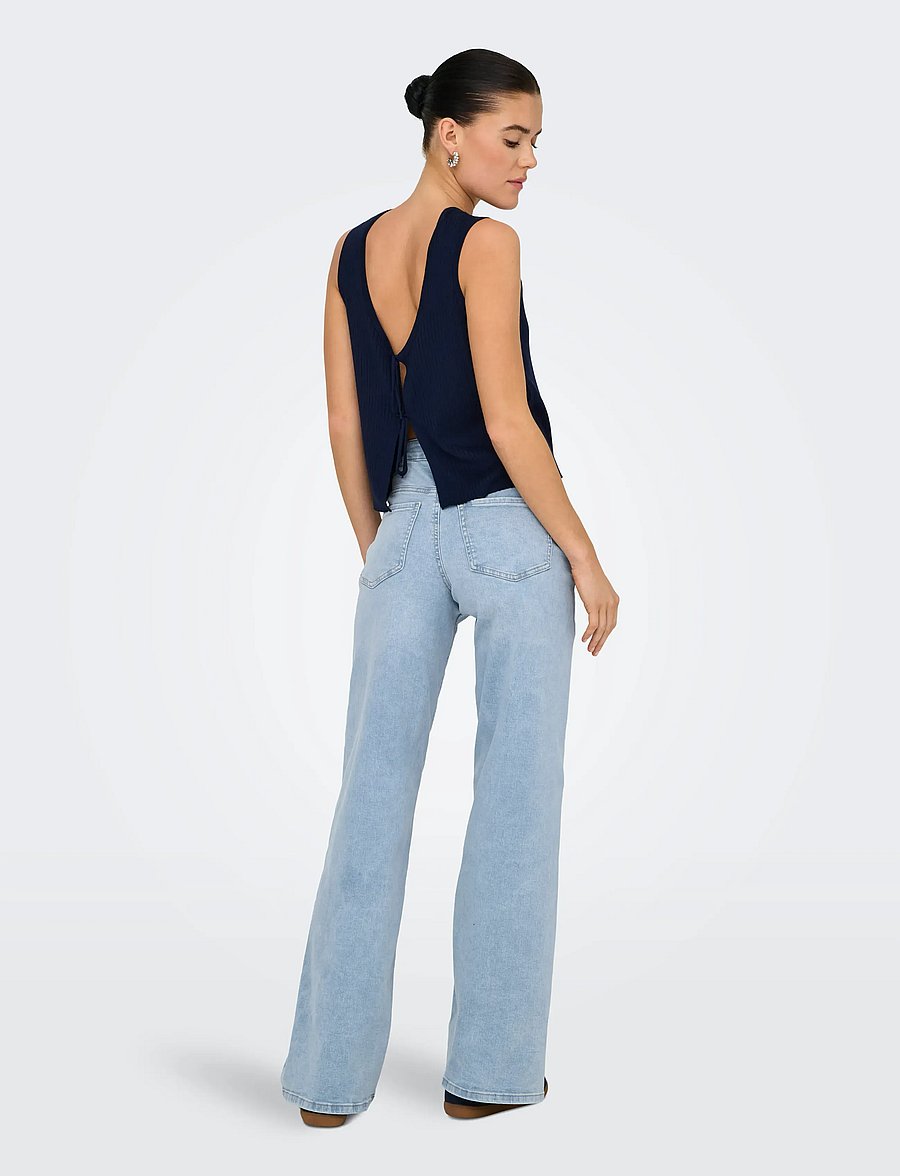 JDY - JDYFELINA-FINA HW WIDE JNS LBD DNM NOOS - jeans met wijde pijpen - light blue denim - 3