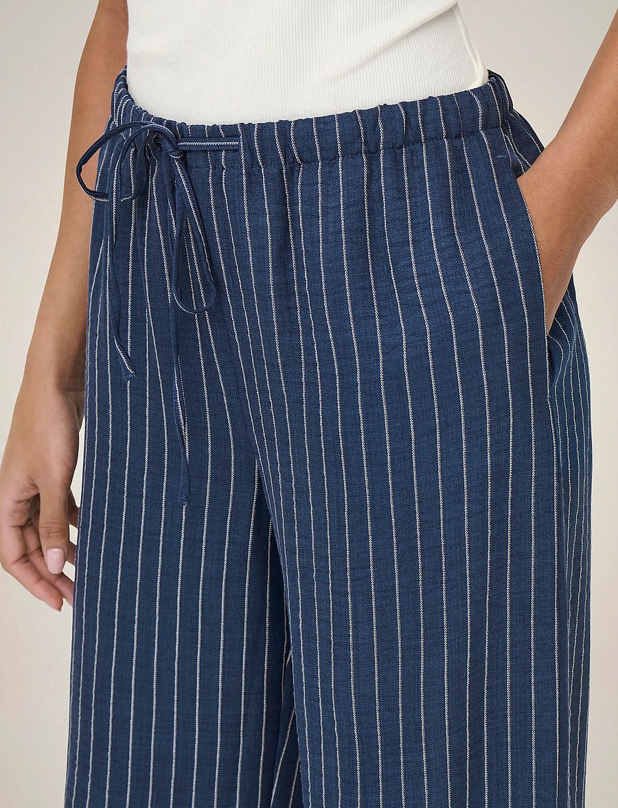 JDY - JDYPOWER MW WIDE PANT WVN NOOS - bukser med brede ben - insignia blue - 5