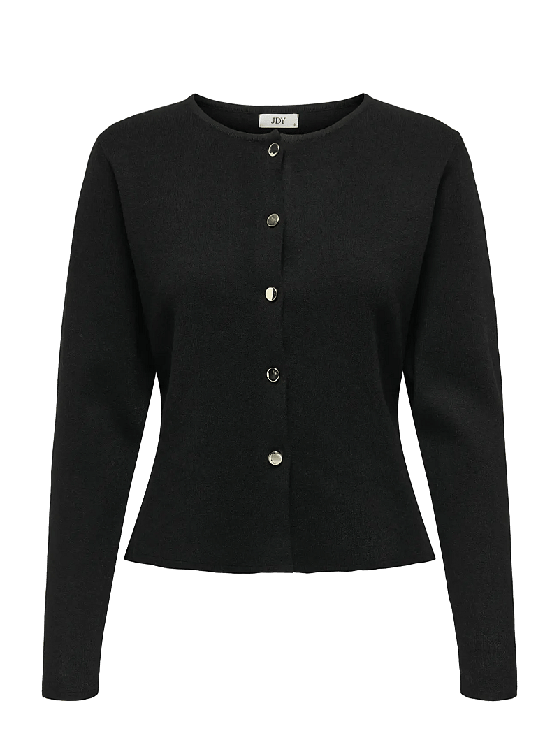 JDY - JDYPRIME LIFE L/S ON FITTED CARDIGAN KNT - kardiganid - black - 1