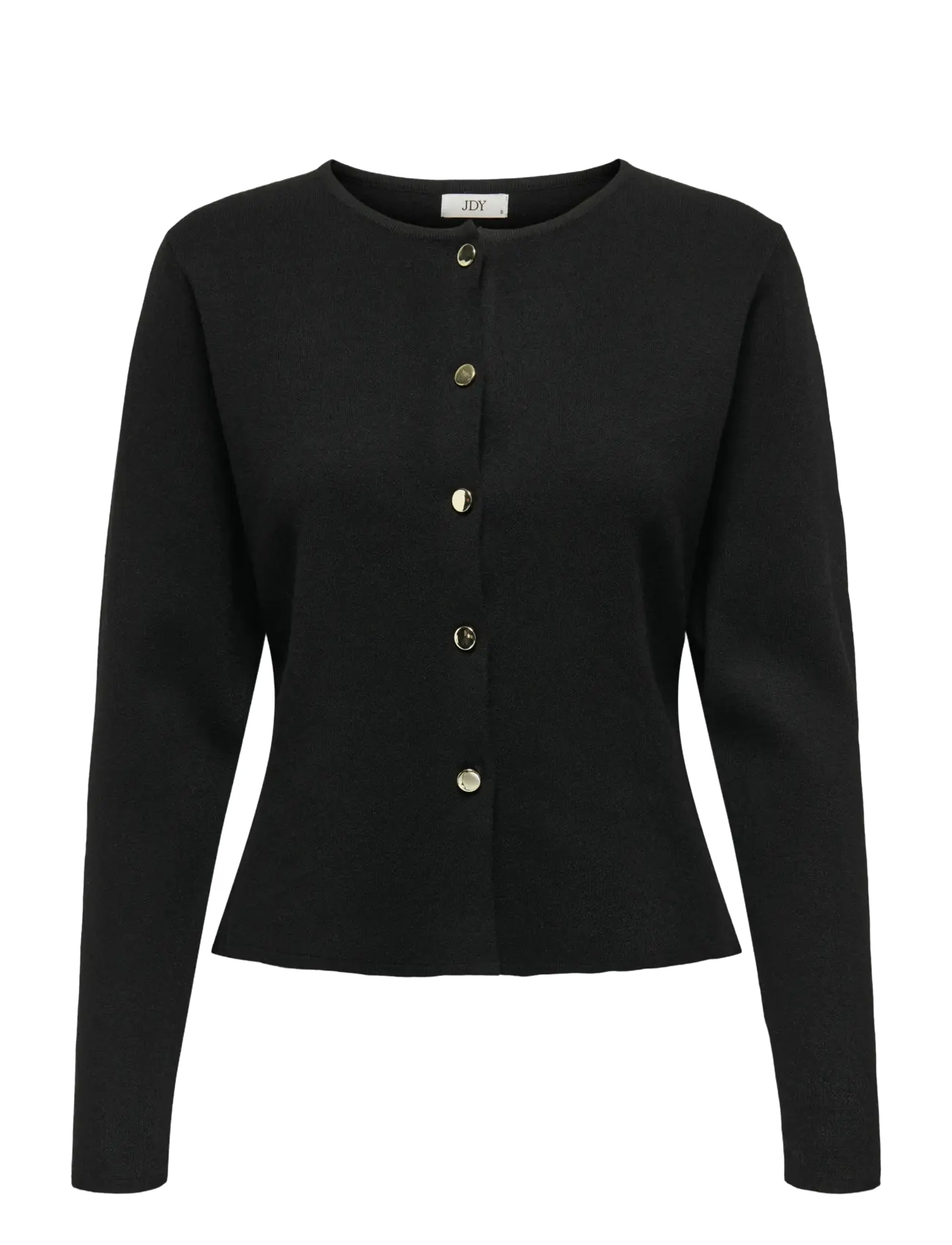 JDY JDYPRIME LIFE L/S ON FITTED CARDIGAN KNT - Cardigans - BLACK / black