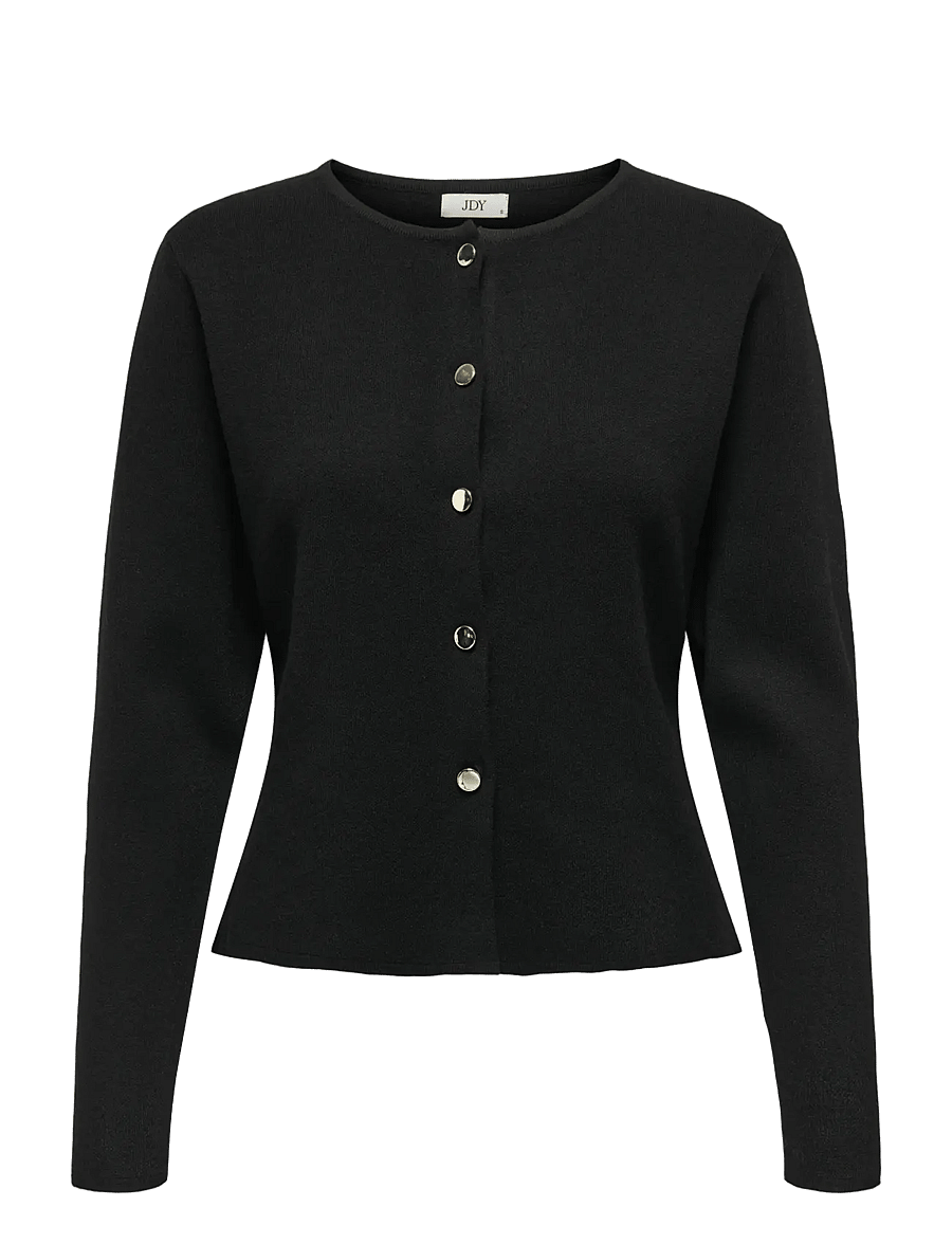 JDY - JDYPRIME LIFE L/S ON FITTED CARDIGAN KNT - cardigans - black - 1
