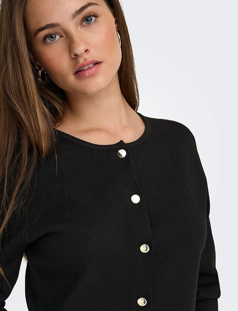 JDY - JDYPRIME LIFE L/S ON FITTED CARDIGAN KNT - kardiganid - black - 5