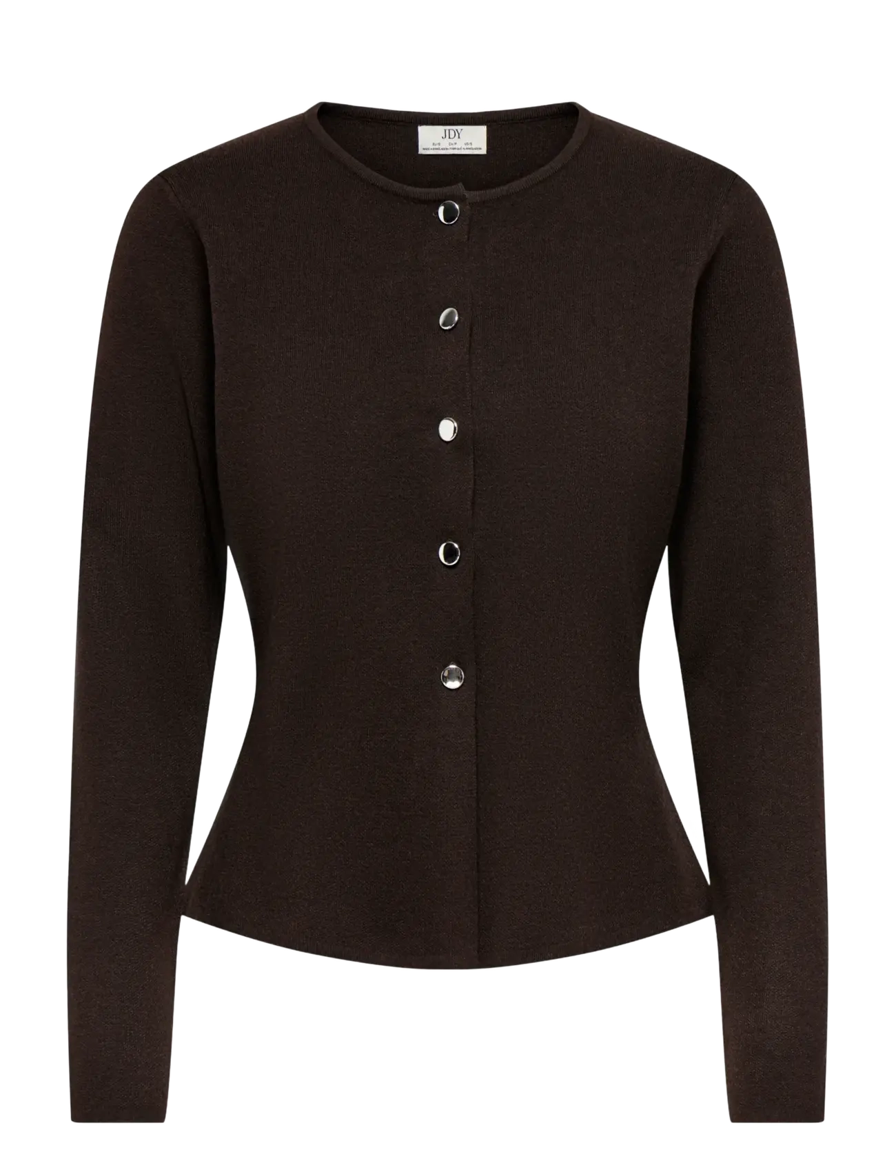 JDY JDYPRIME LIFE L/S ON FITTED CARDIGAN KNT - Kleidung - CHOCOLATE TORTE / brown