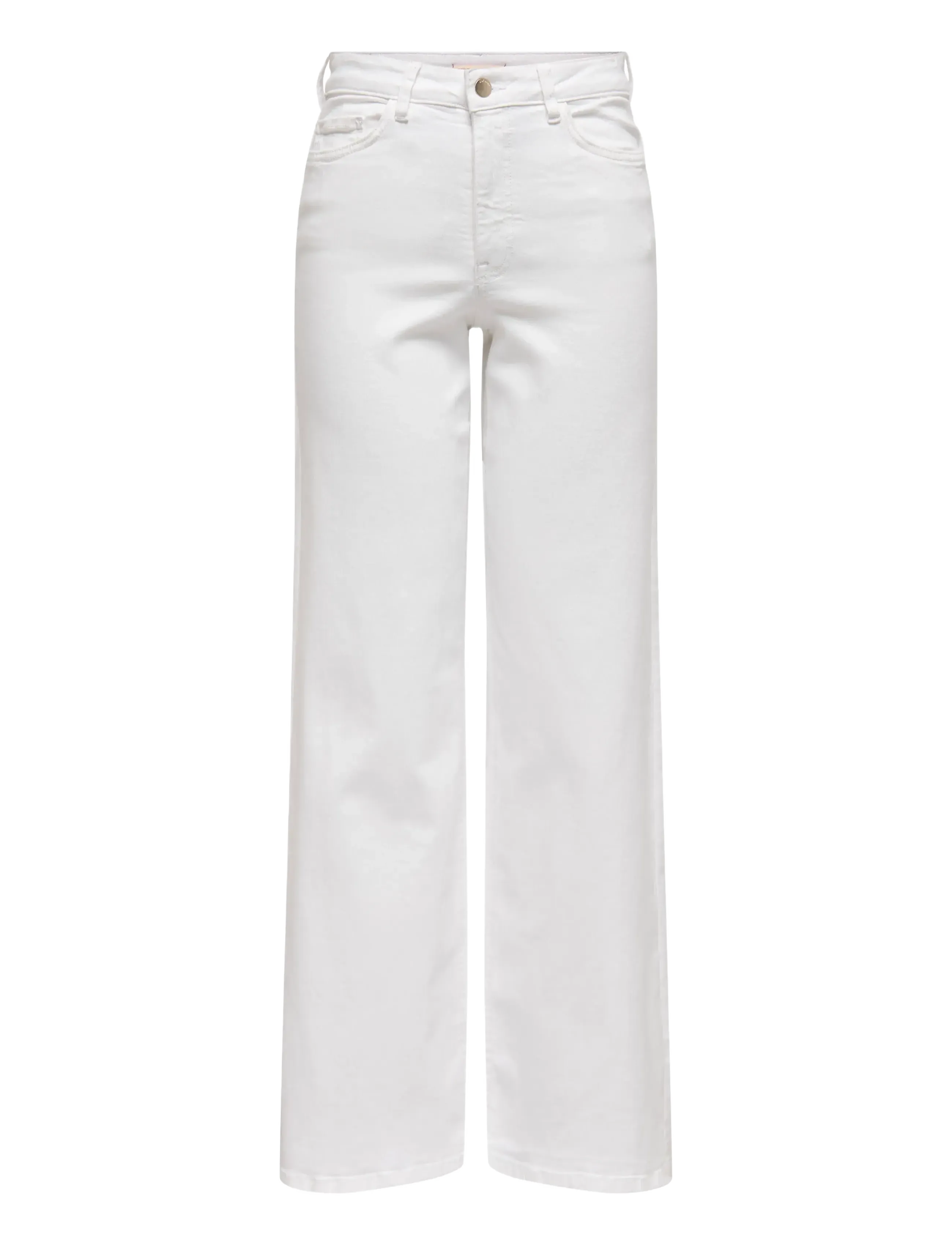 JDY JDYFELINA-FINA HW WIDE WHITEJNS DNM - Jeans - WHITE DENIM / white