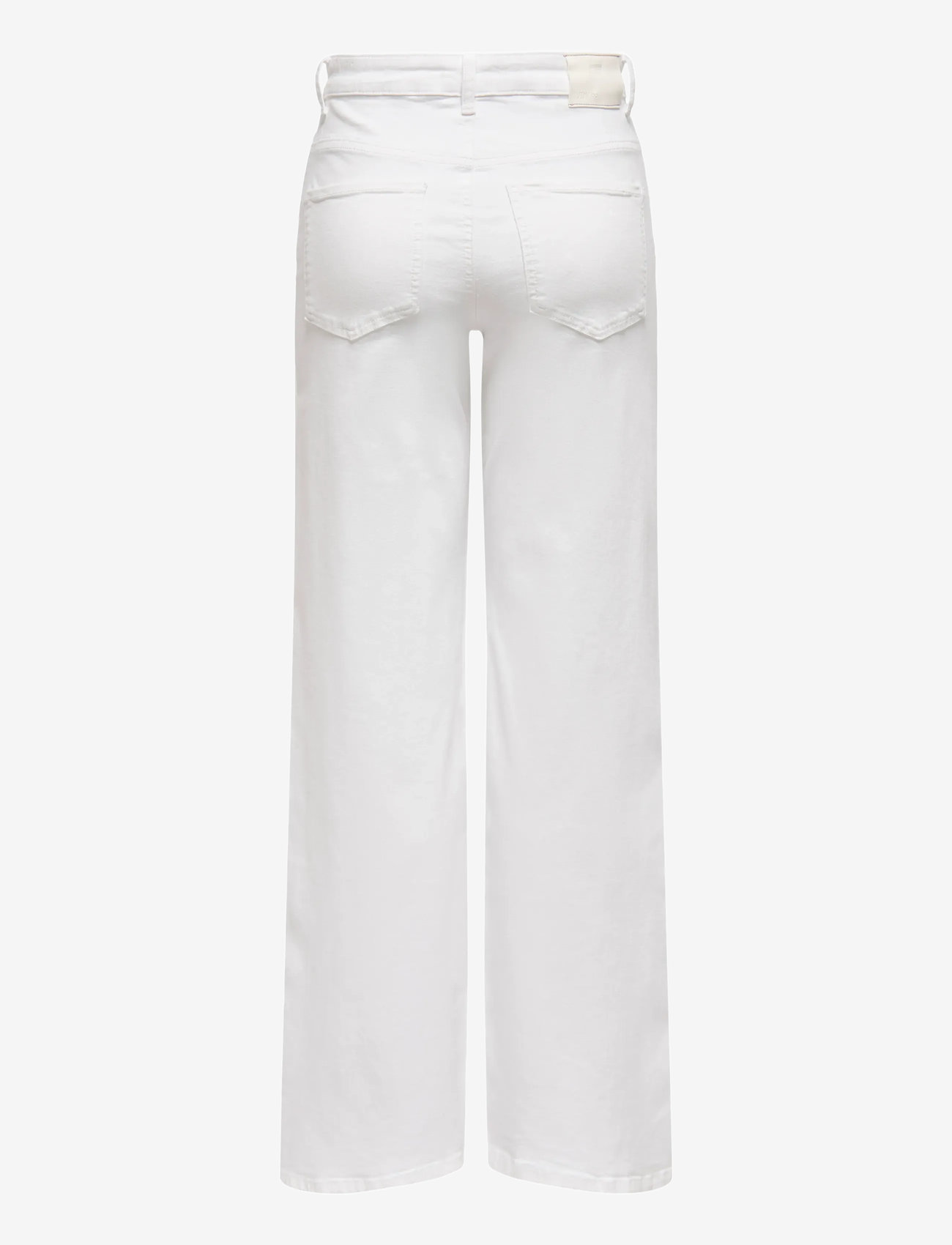 JDY - JDYFELINA-FINA HW WIDE WHITEJNS DNM - hosen mit weitem bein - white denim - 2