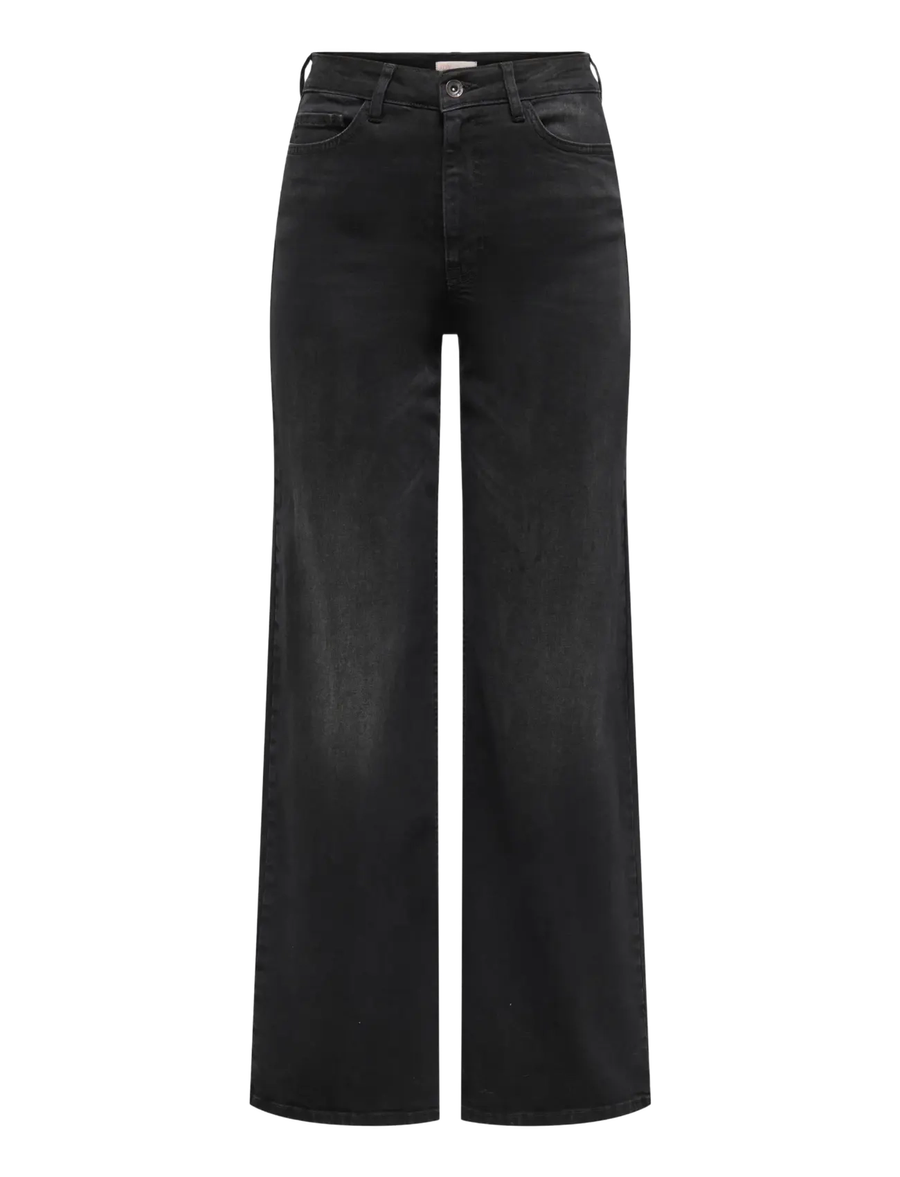 JDY JDYFELINA-FINA HW WIDE BLK JEANSDNM NOOS - Riided - BLACK DENIM / black