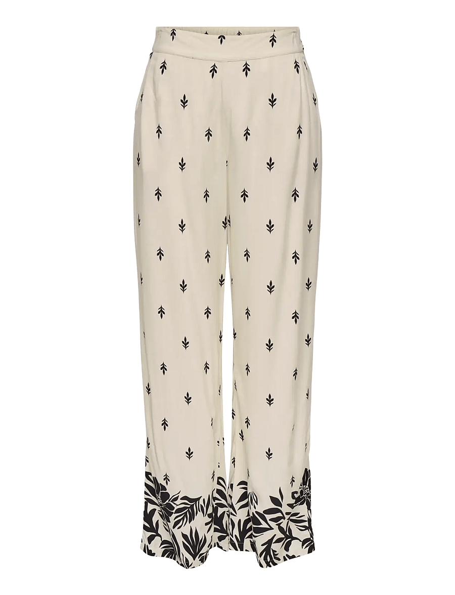 JDY - JDYMAGGIE LIFE MW WIDE PANT WVN - sandshell - 1