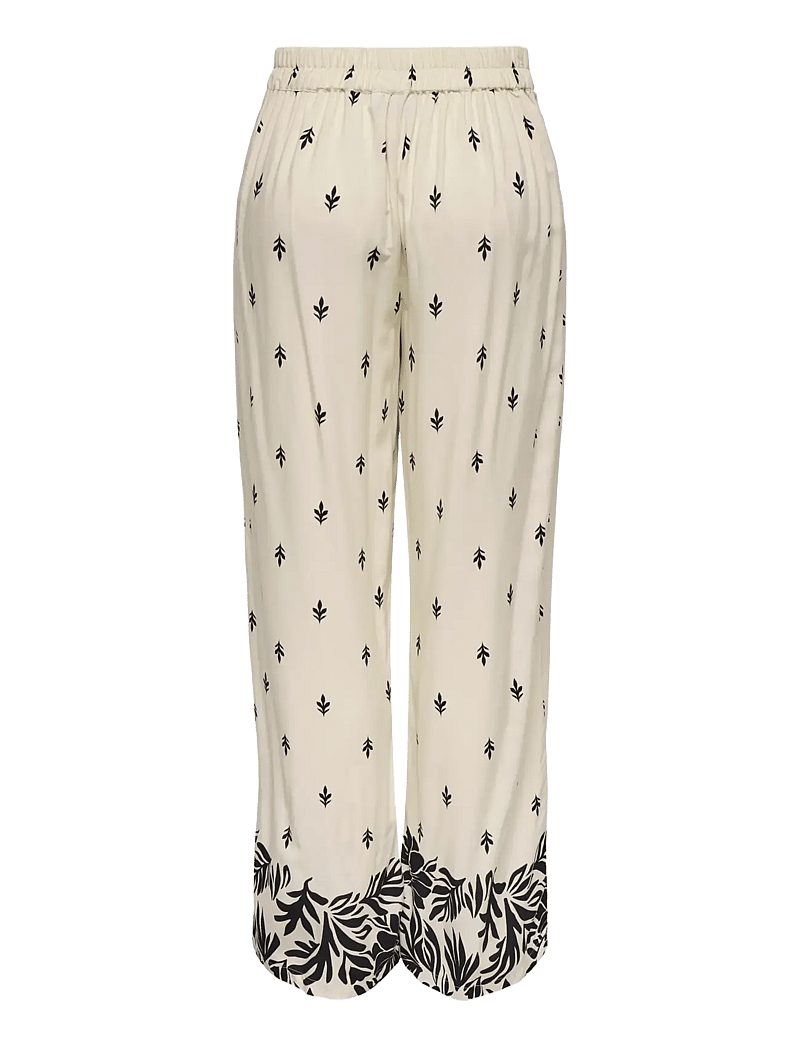 JDY - JDYMAGGIE LIFE MW WIDE PANT WVN - hosen mit weitem bein - sandshell - 2