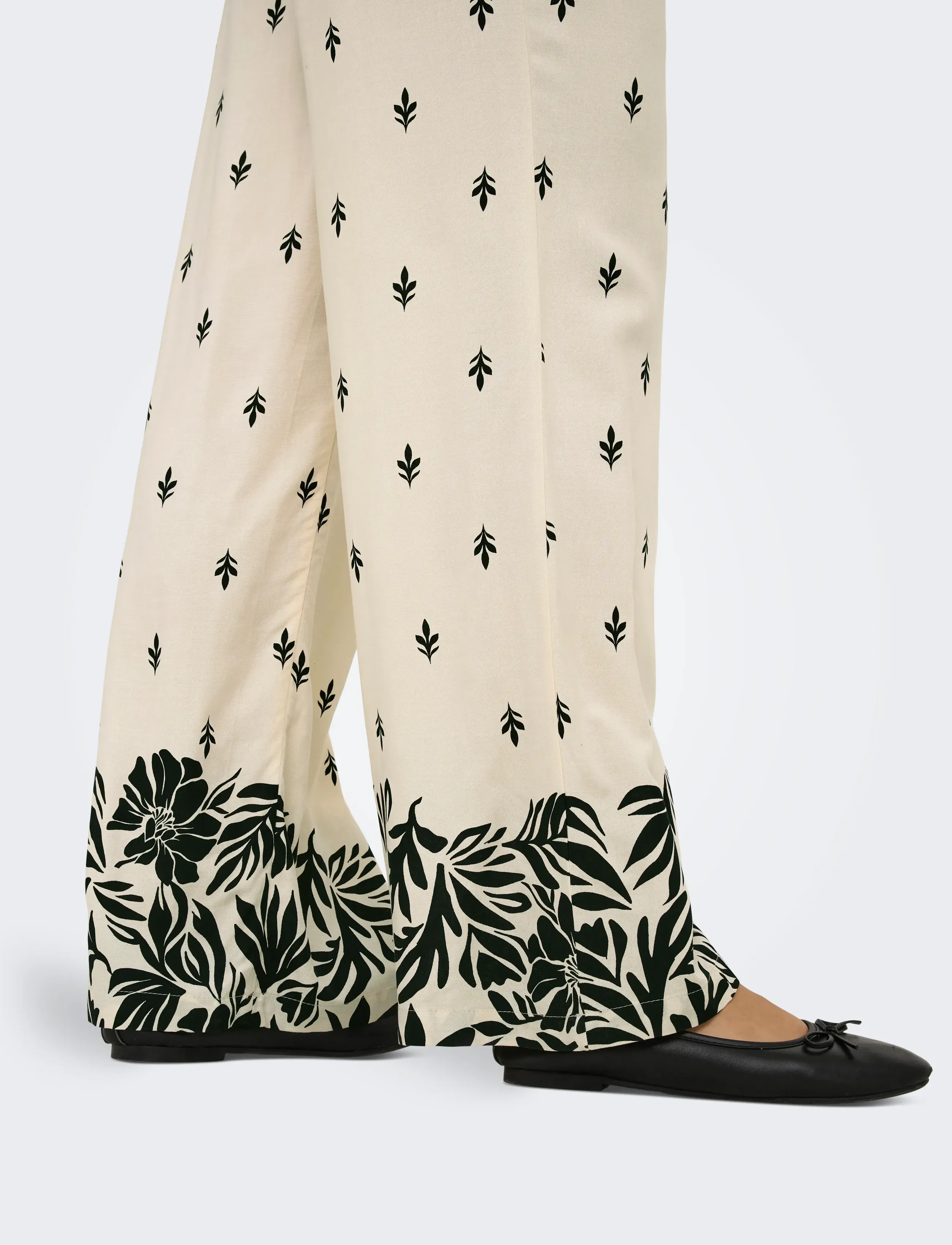 JDY - JDYMAGGIE LIFE MW WIDE PANT WVN - sandshell - 4
