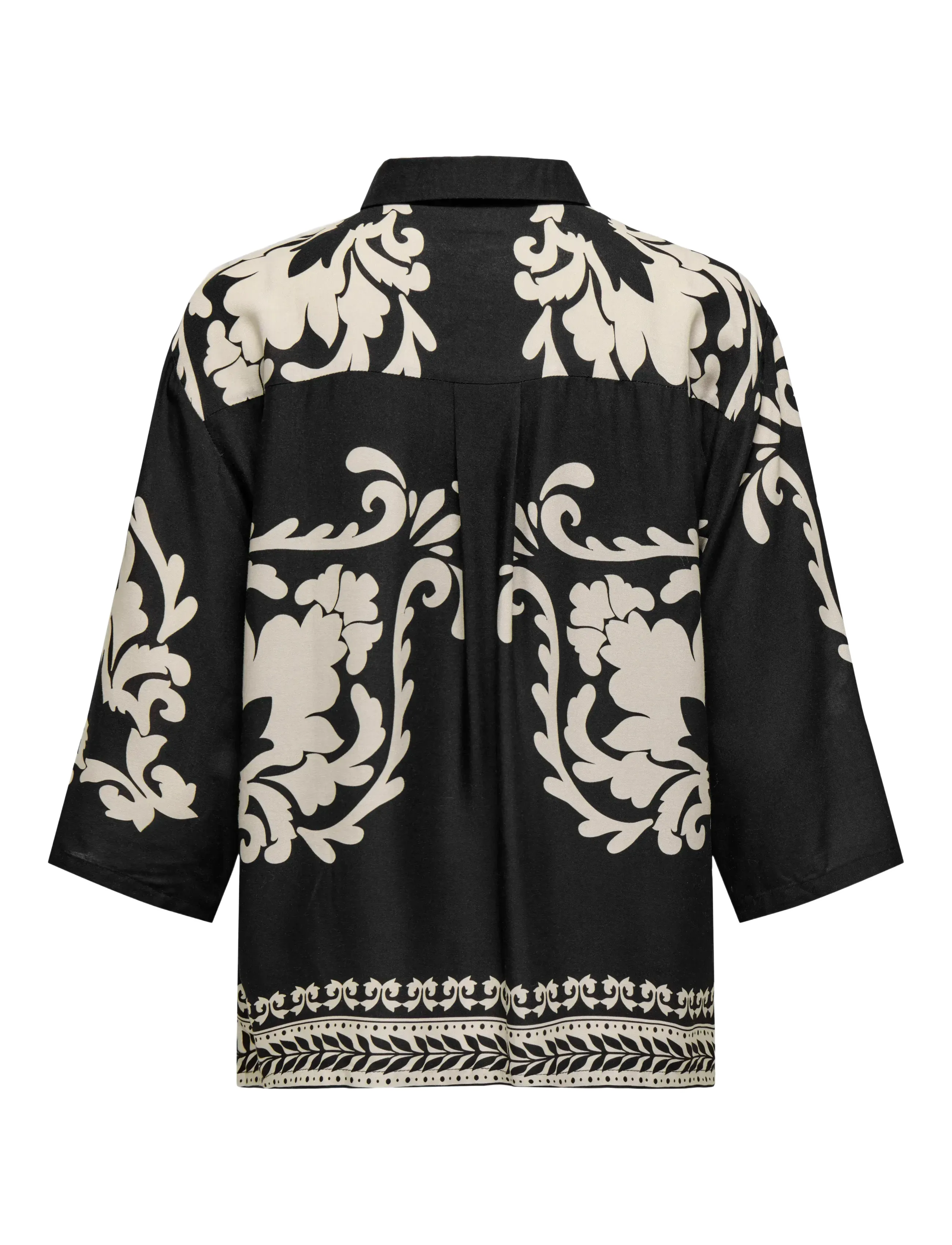 JDY - JDYMAGGIE LIFE LOOSE 3/4 SHIRT WVN - black - 2
