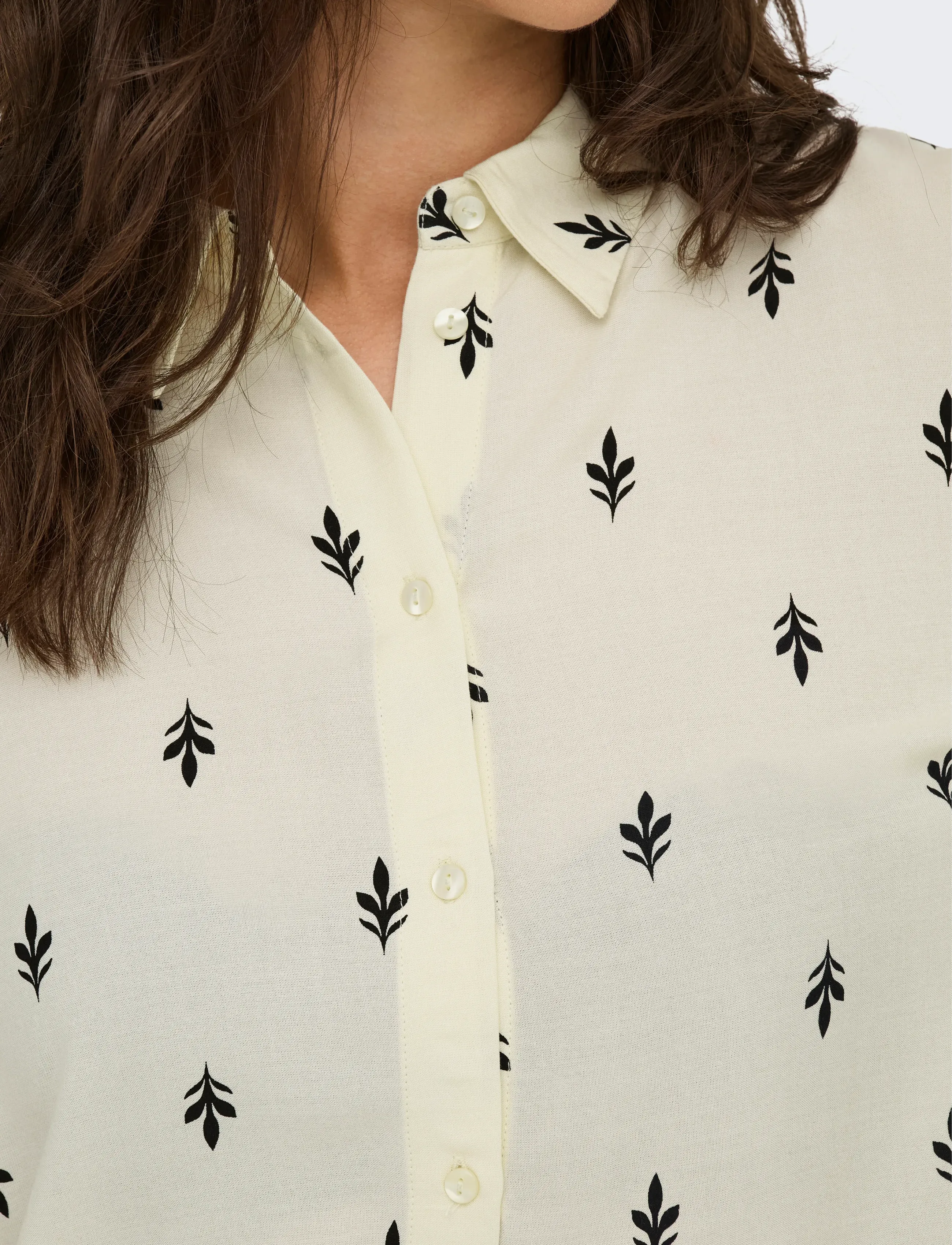 JDY - JDYMAGGIE LIFE LOOSE 3/4 SHIRT WVN - sandshell - 5