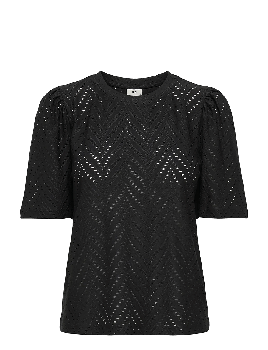 JDY - JDYCARLA CATHINKA S/S TOP JRS NOOS - pullover - black - 1