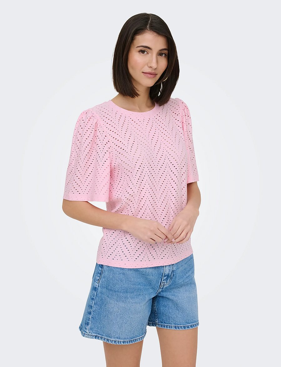 JDY - JDYCARLA CATHINKA S/S TOP JRS NOOS - pulls - fairy tale - 0