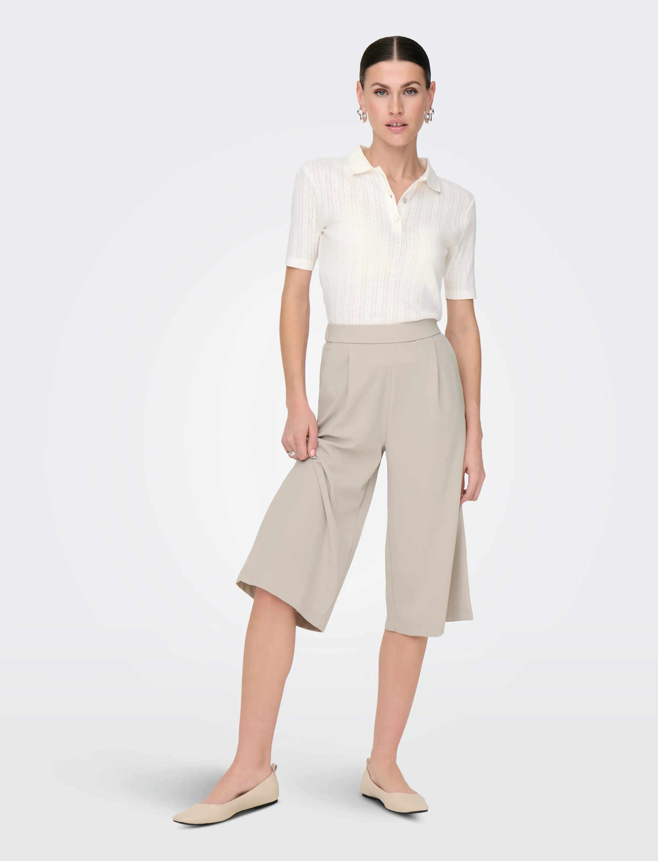 JDY - JDYGEGGO ONE LIFE CULOTTE JRS DIA - chateau gray - 5